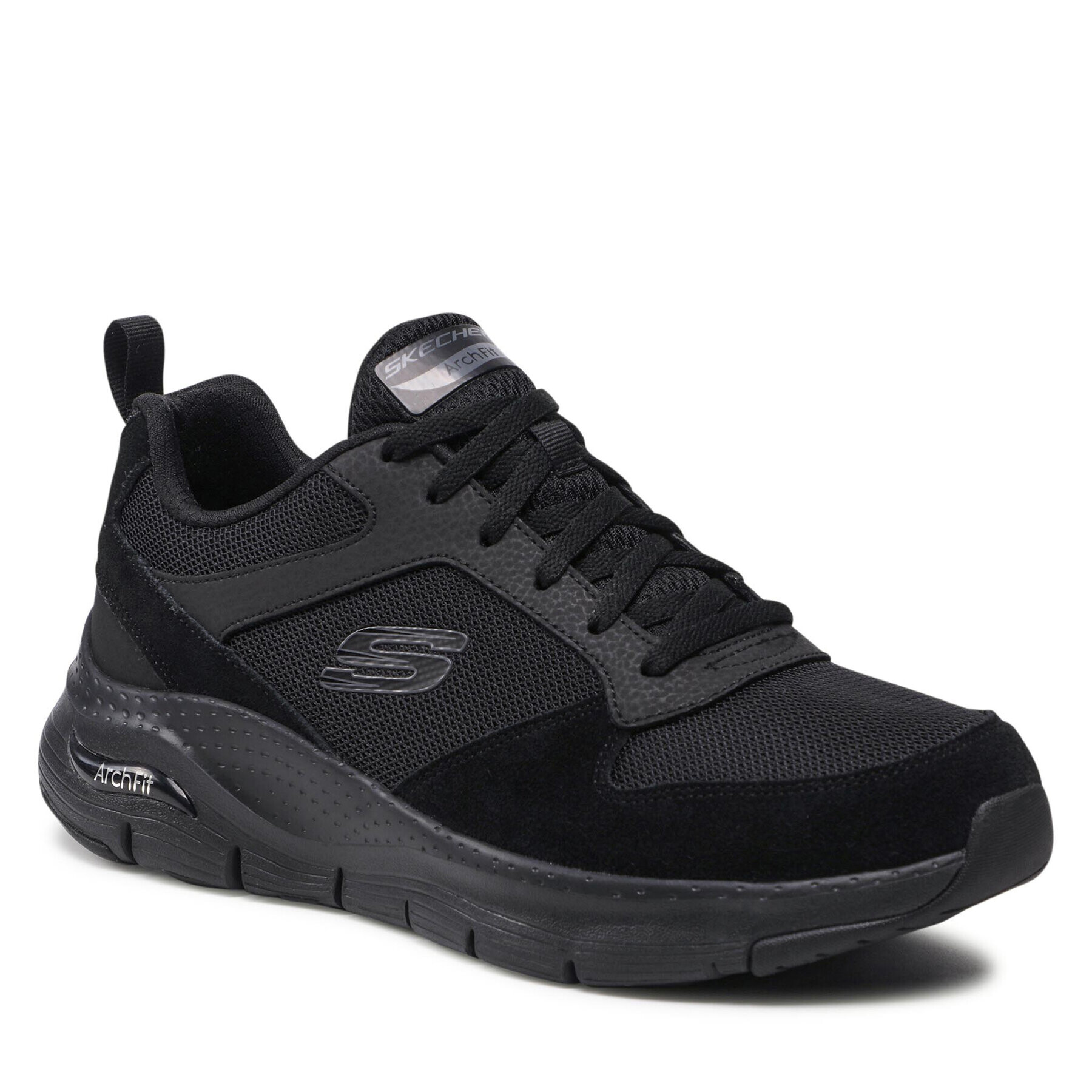 Skechers Сникърси Servitica 232101/BBK Черен - Pepit.bg