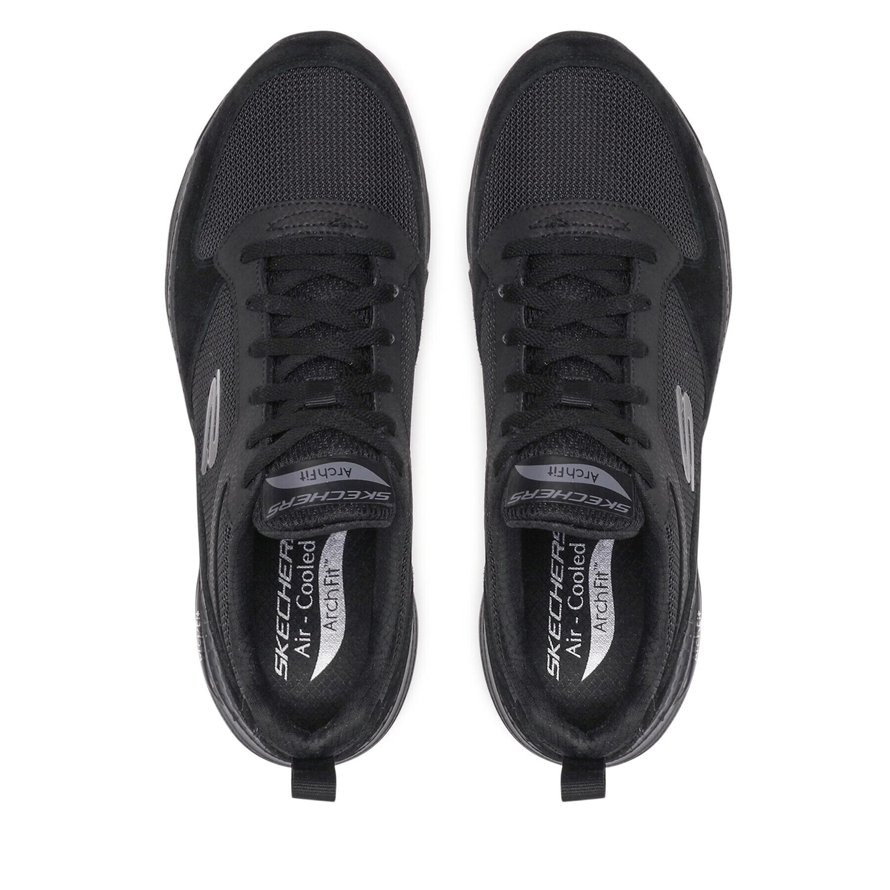 Skechers Сникърси Servitica 232101/BBK Черен - Pepit.bg