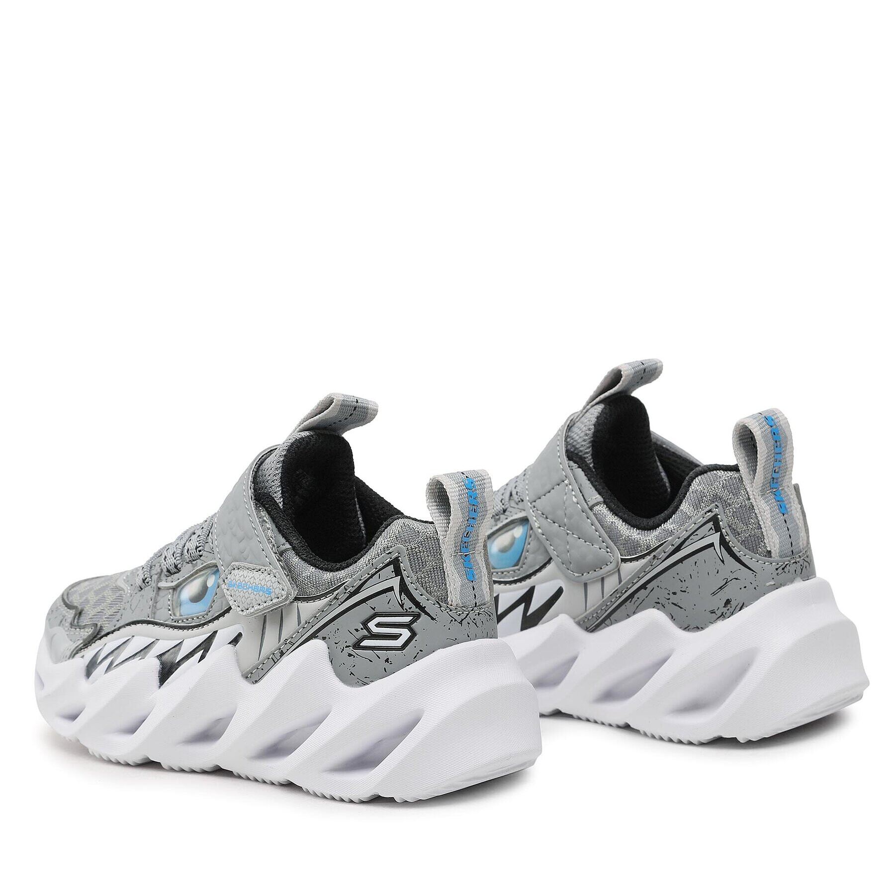 Skechers Сникърси Shark-Bots Surf Patrol 402112L/GYBK Сив - Pepit.bg