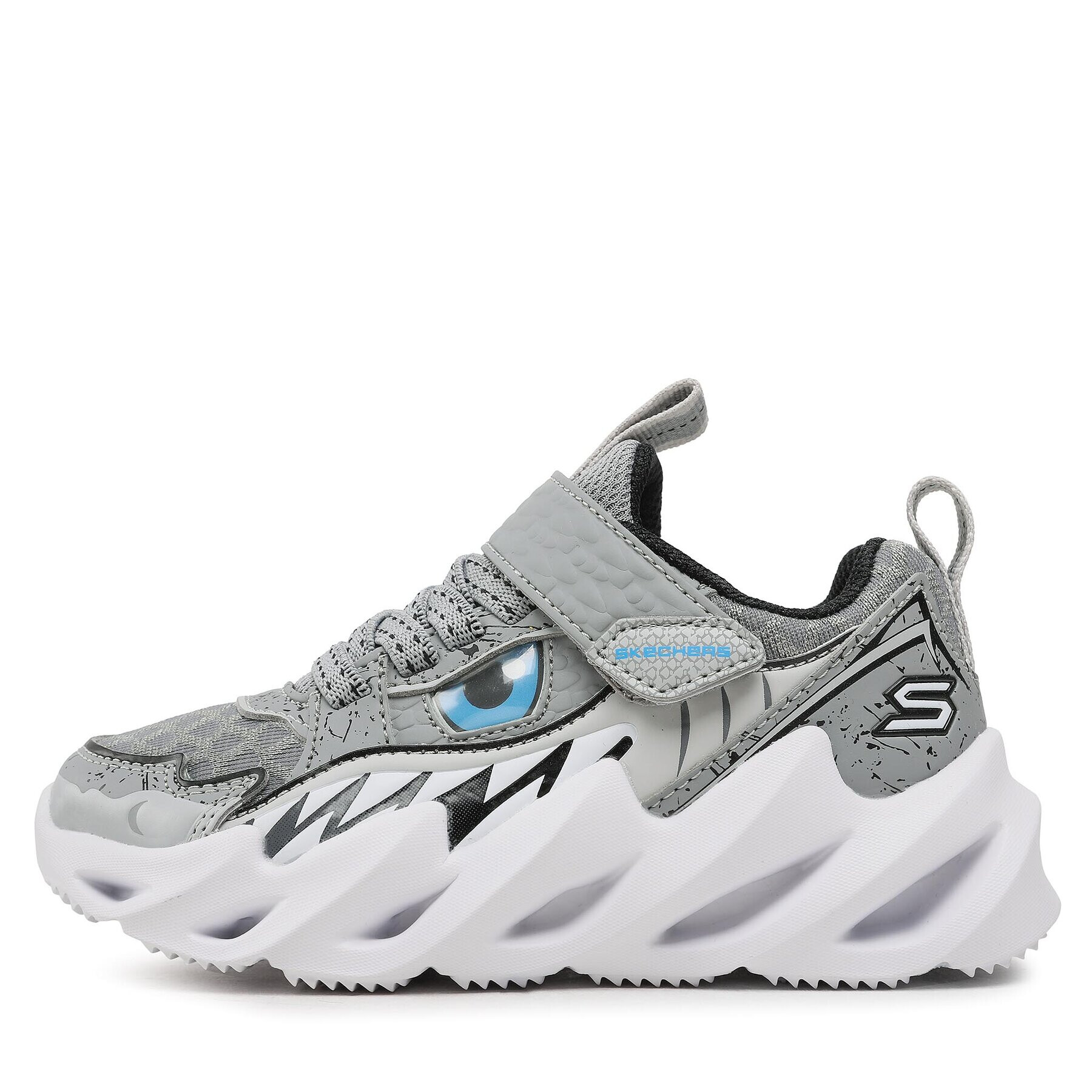 Skechers Сникърси Shark-Bots Surf Patrol 402112L/GYBK Сив - Pepit.bg