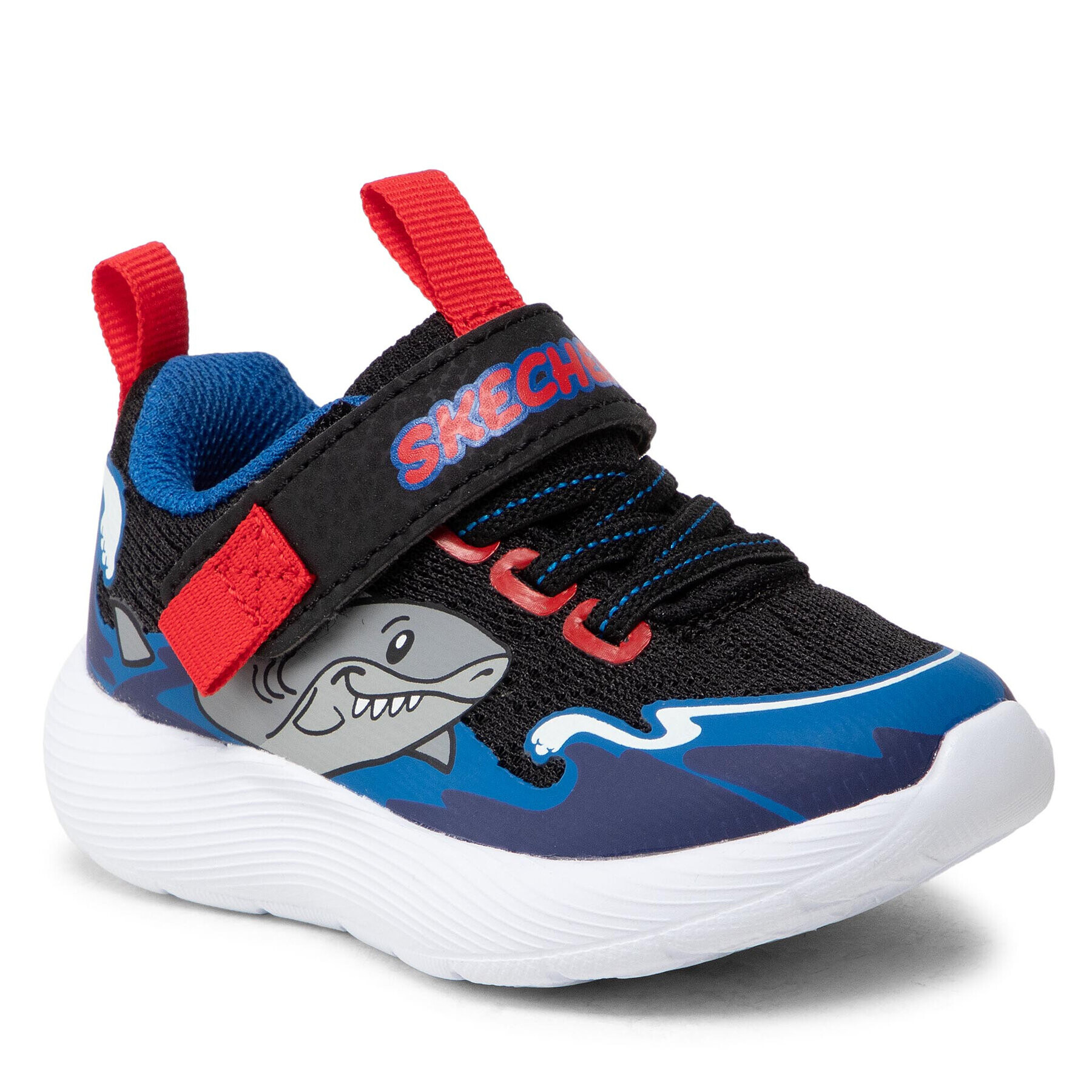 Skechers Сникърси Shark Wave 407233N/BKBL Черен - Pepit.bg