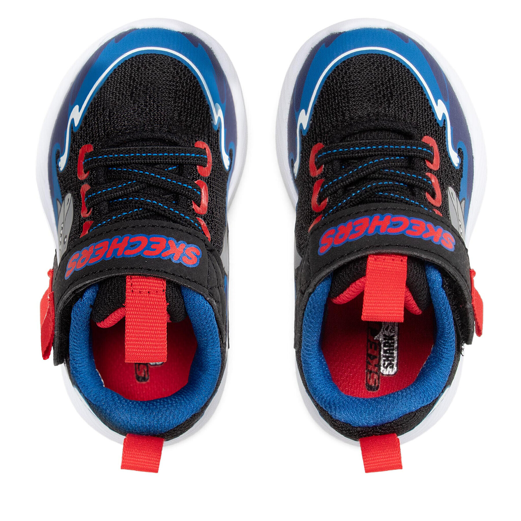 Skechers Сникърси Shark Wave 407233N/BKBL Черен - Pepit.bg