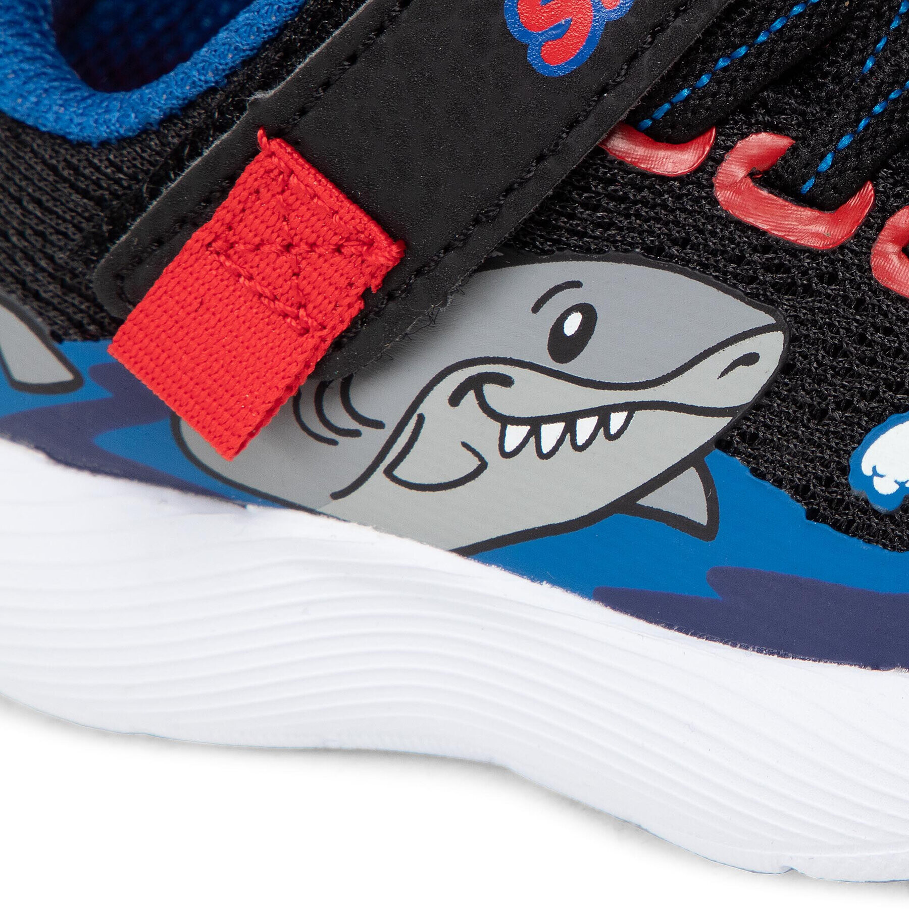 Skechers Сникърси Shark Wave 407233N/BKBL Черен - Pepit.bg