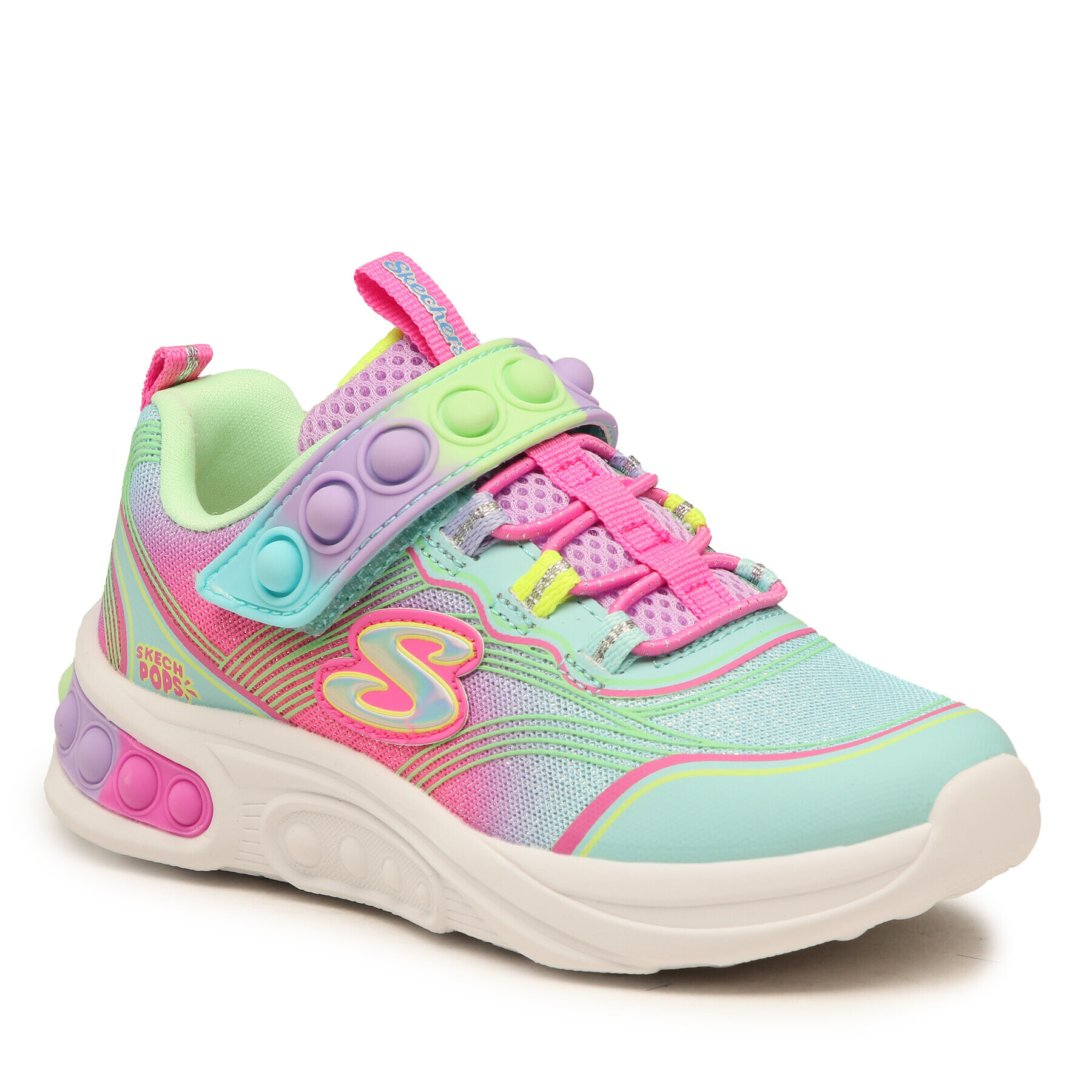 Skechers Сникърси Skech Pops 303620L/AQMT Цветен - Pepit.bg