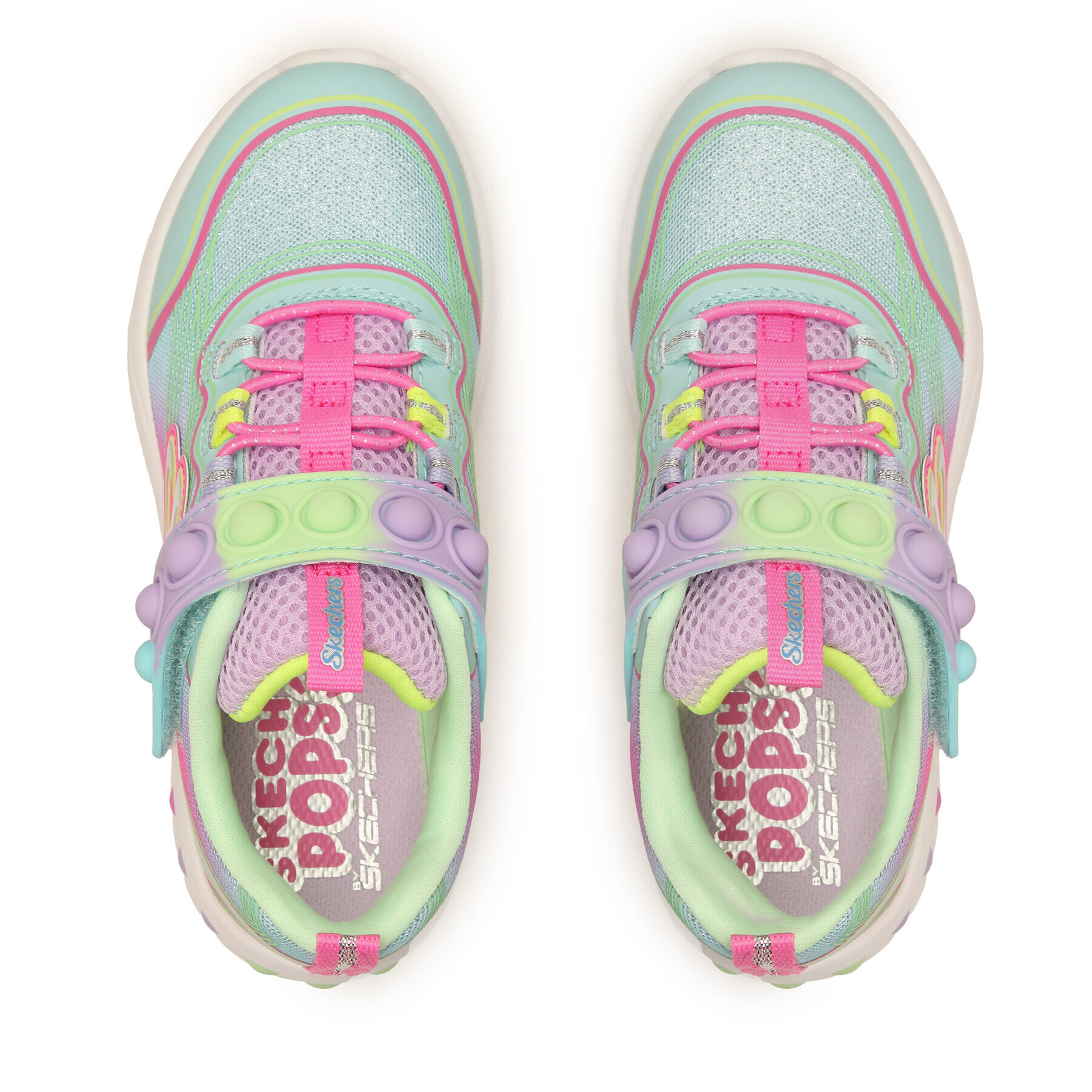 Skechers Сникърси Skech Pops 303620L/AQMT Цветен - Pepit.bg