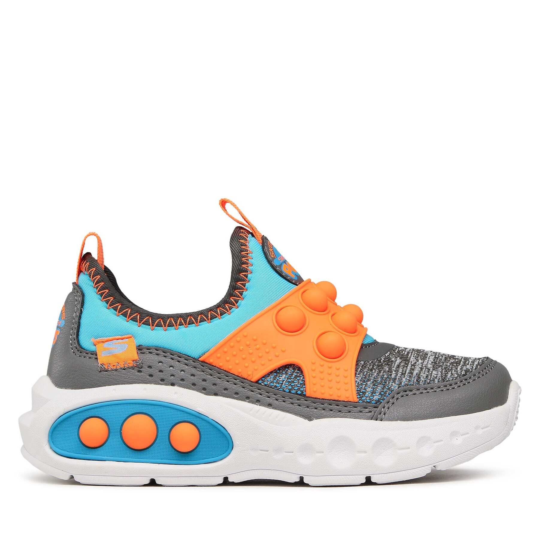 Skechers Сникърси Skech Pops 402170L/CCBL Сив - Pepit.bg