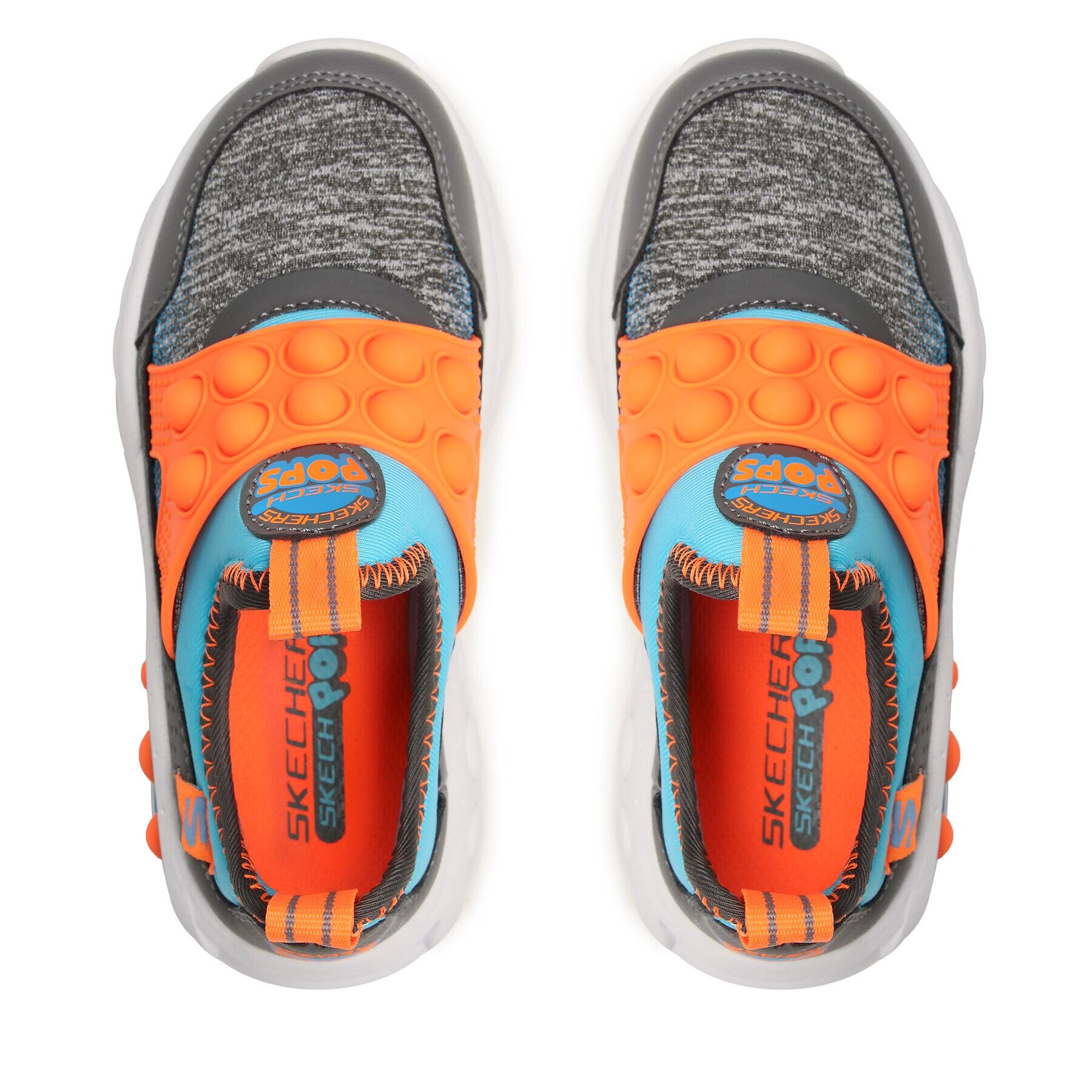 Skechers Сникърси Skech Pops 402170L/CCBL Сив - Pepit.bg