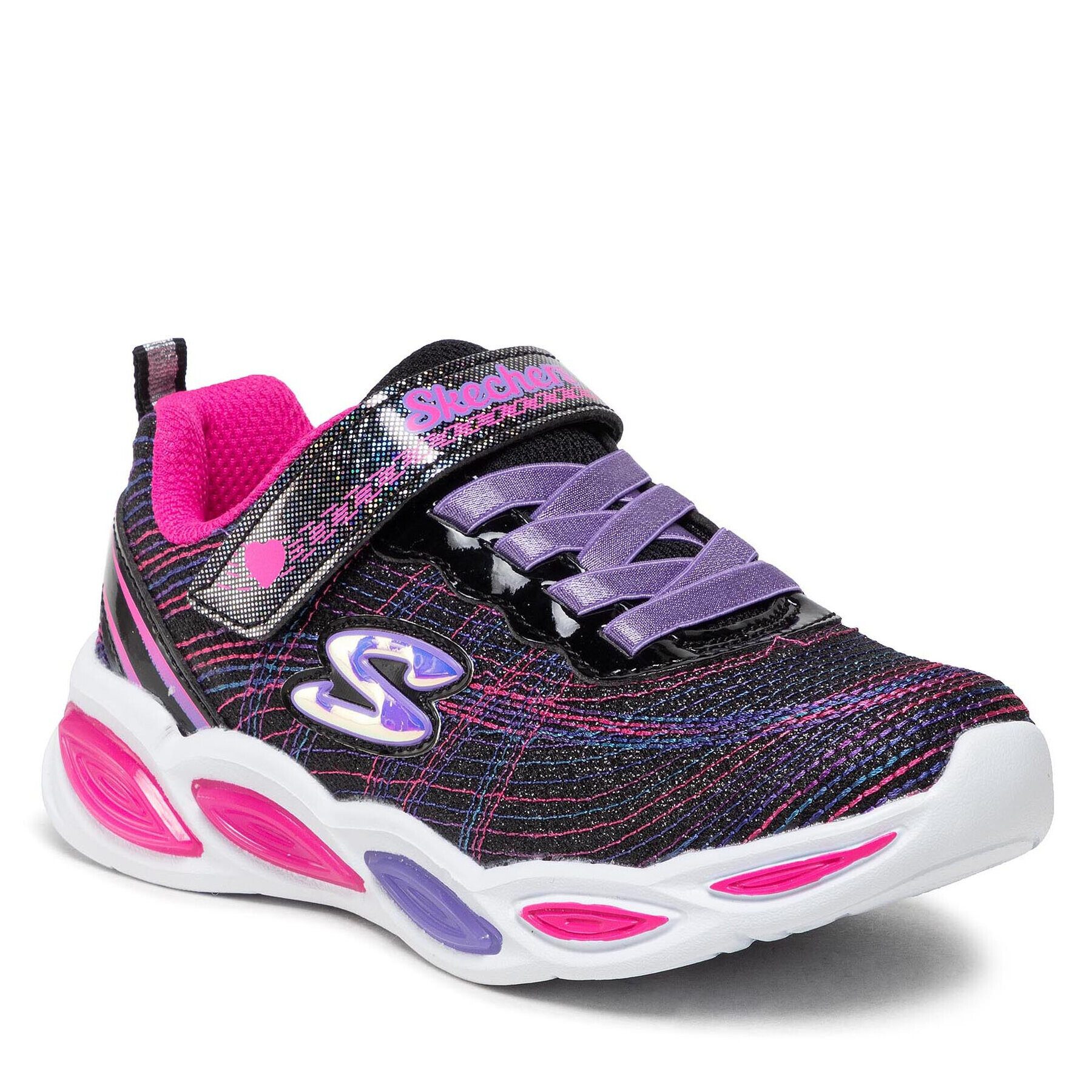 Skechers Сникърси Sparkle Glow 20300L/BKMT Черен - Pepit.bg