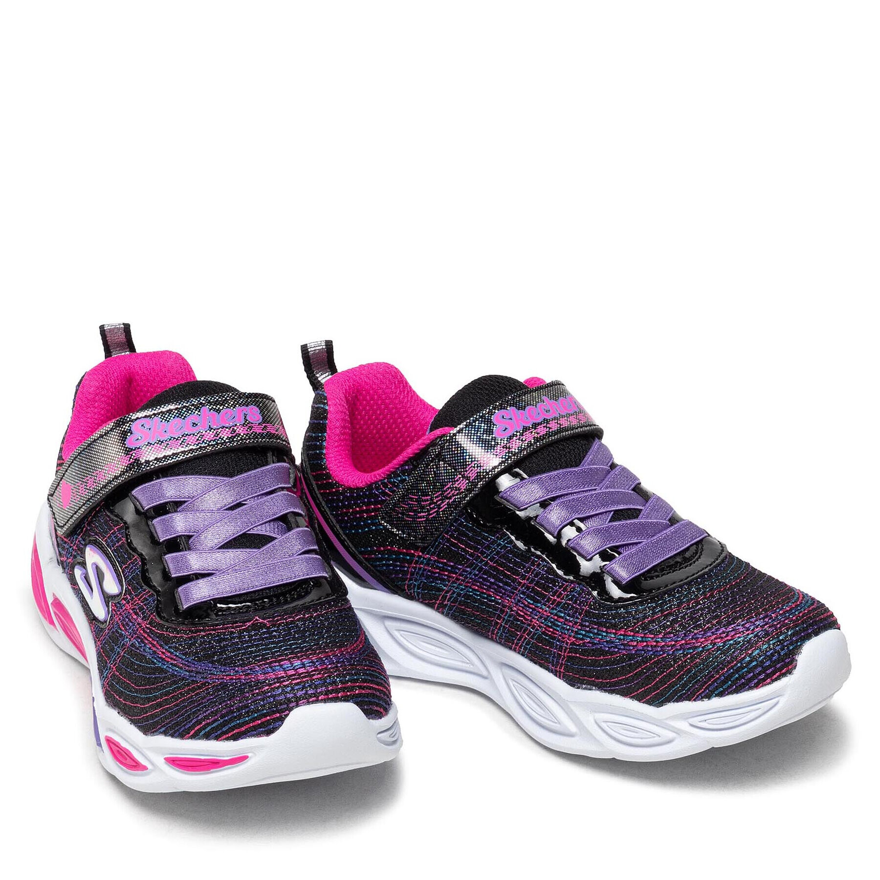 Skechers Сникърси Sparkle Glow 20300L/BKMT Черен - Pepit.bg