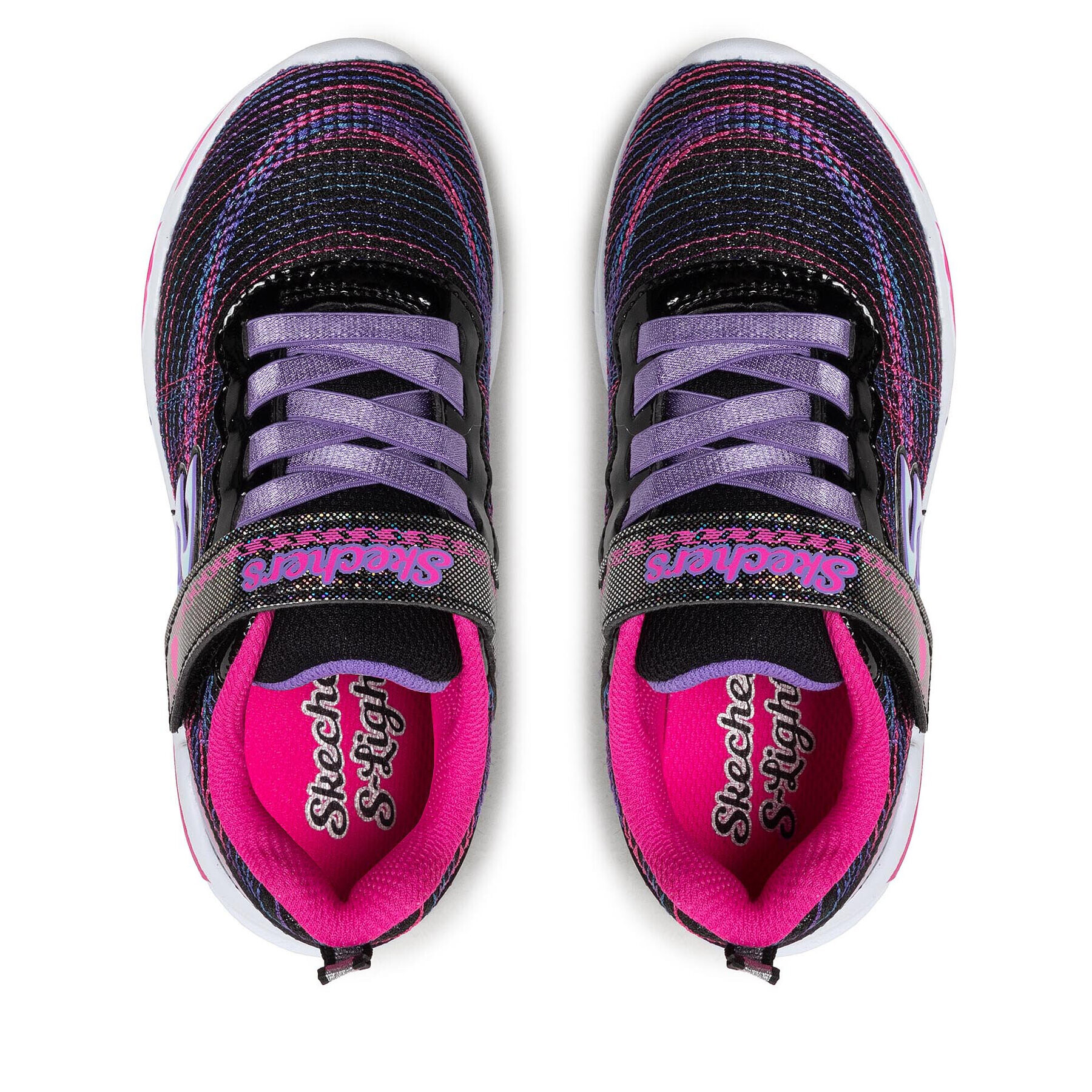 Skechers Сникърси Sparkle Glow 20300L/BKMT Черен - Pepit.bg