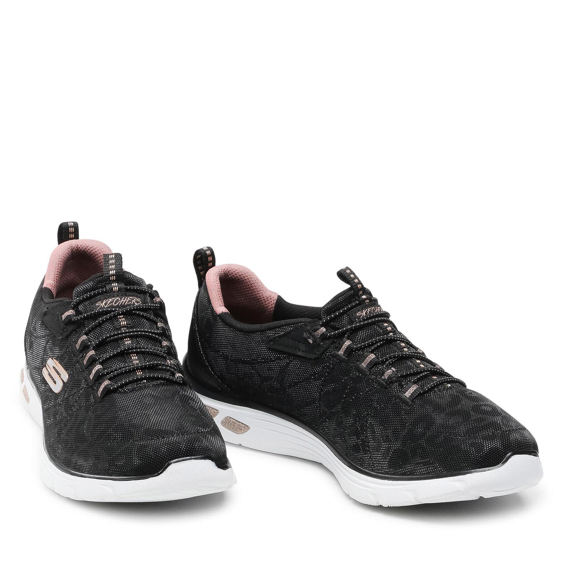 Skechers Сникърси Spotted 12825/BKRG Черен - Pepit.bg