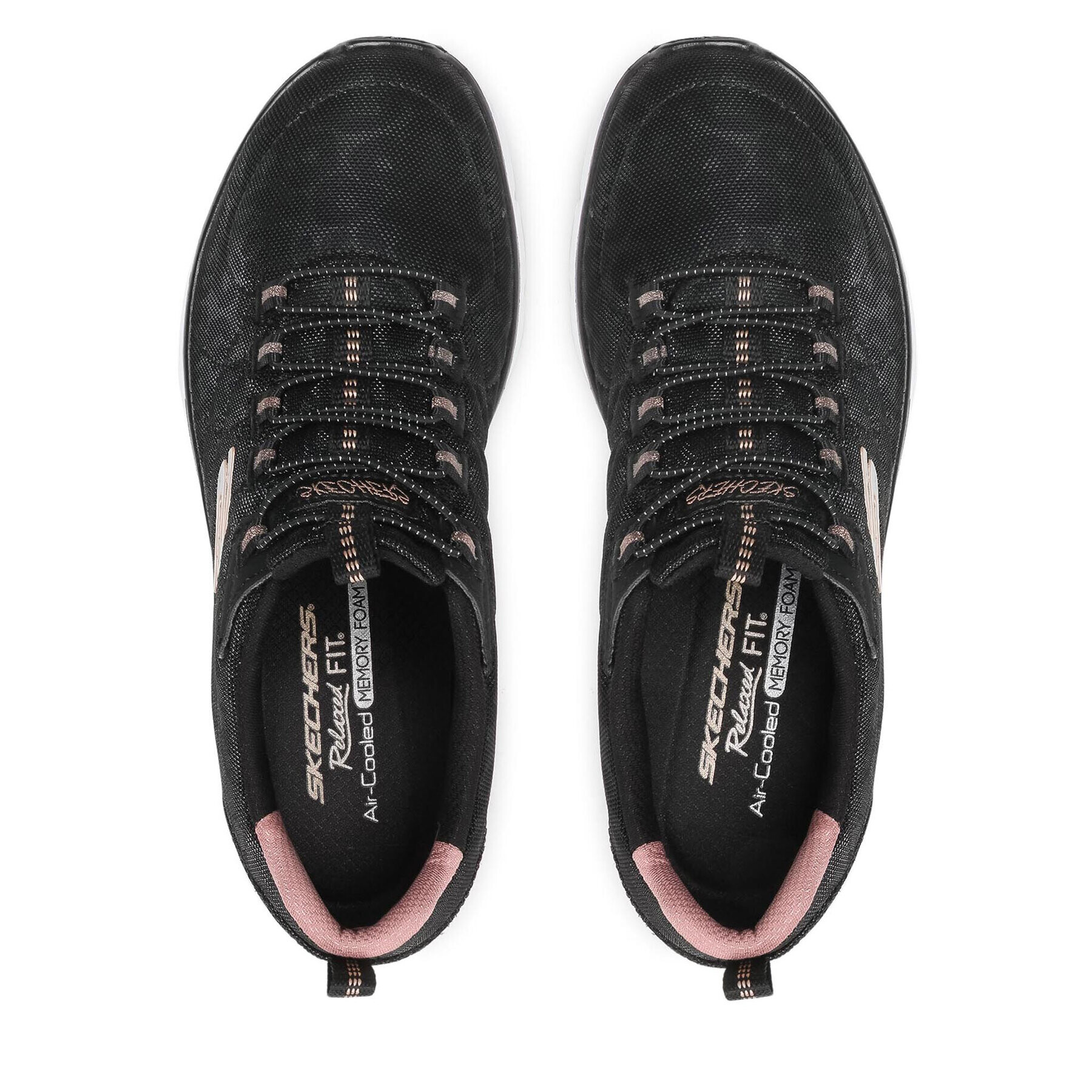 Skechers Сникърси Spotted 12825/BKRG Черен - Pepit.bg