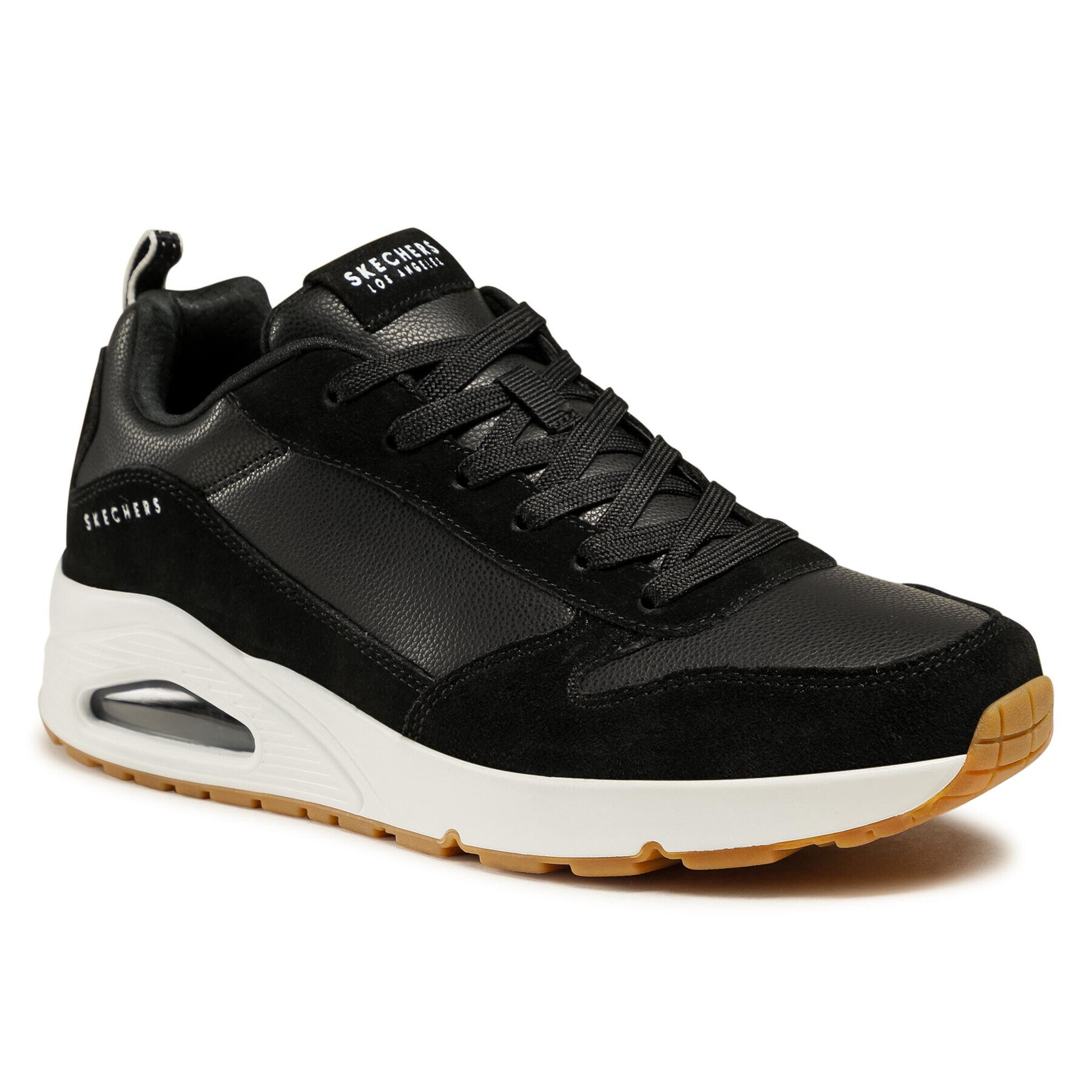 Skechers Сникърси Stacre 52468/BKW Черен - Pepit.bg