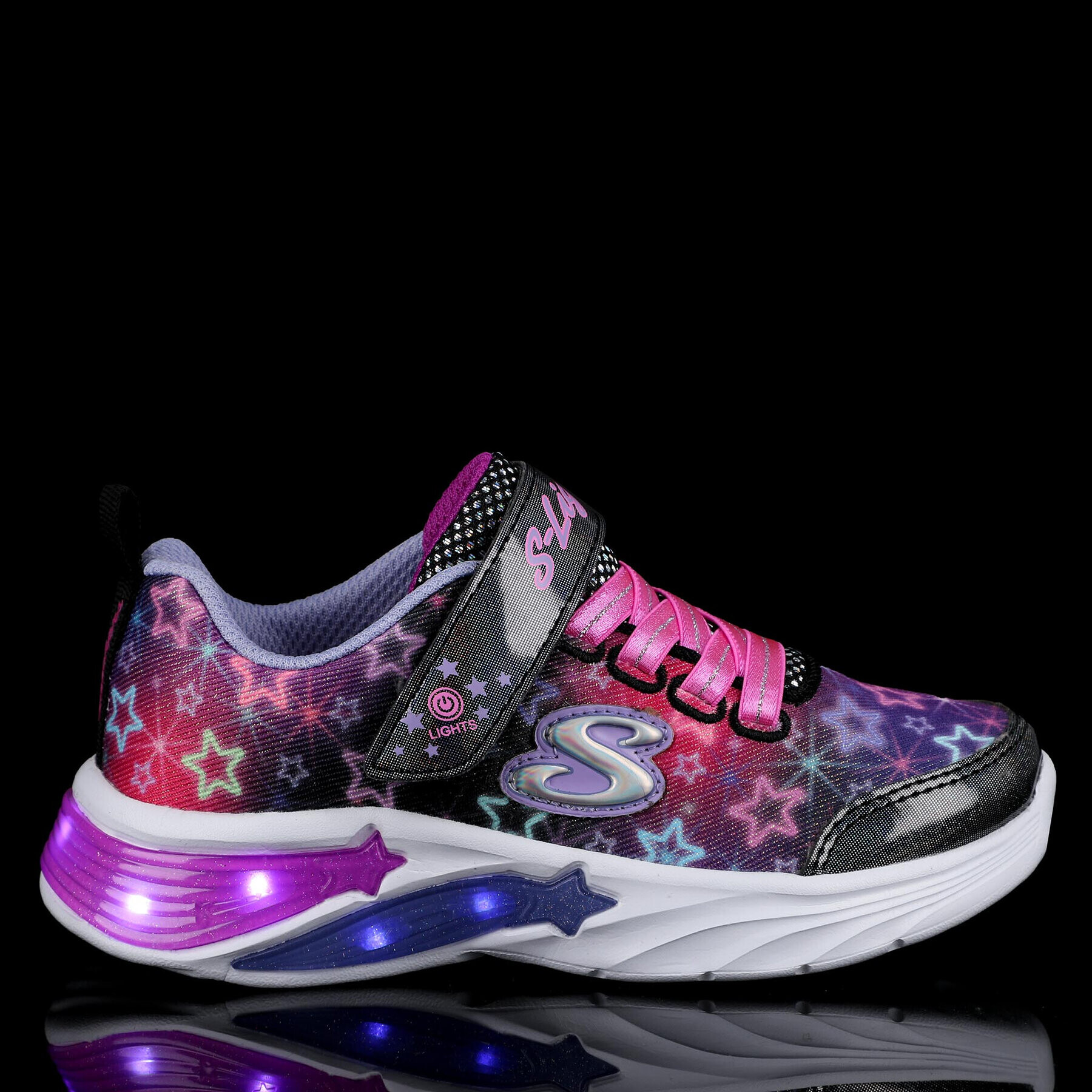 Skechers Сникърси Star Sparks 302324L/BKMT Виолетов - Pepit.bg