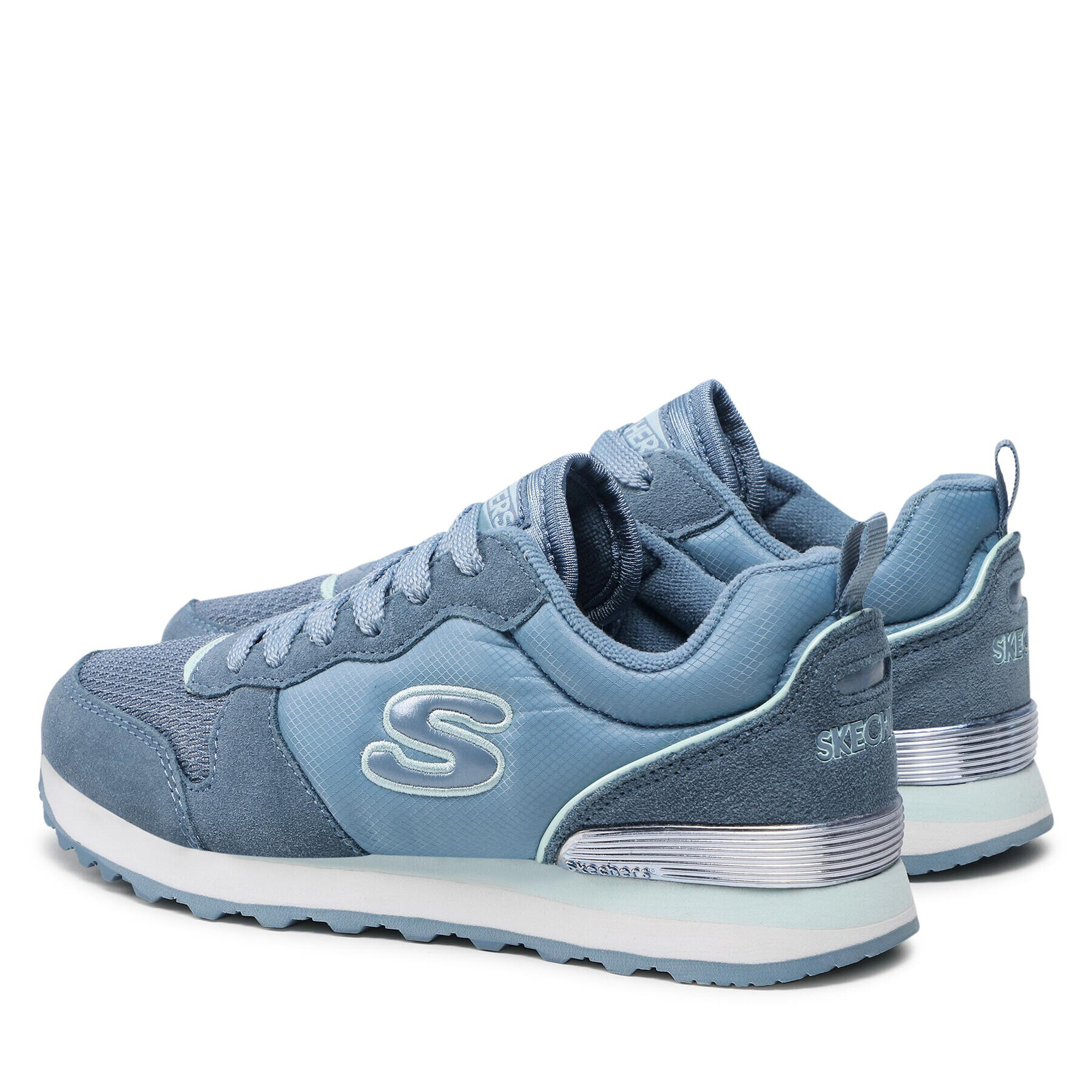 Skechers Сникърси Step N Fly 155287/SLT Син - Pepit.bg