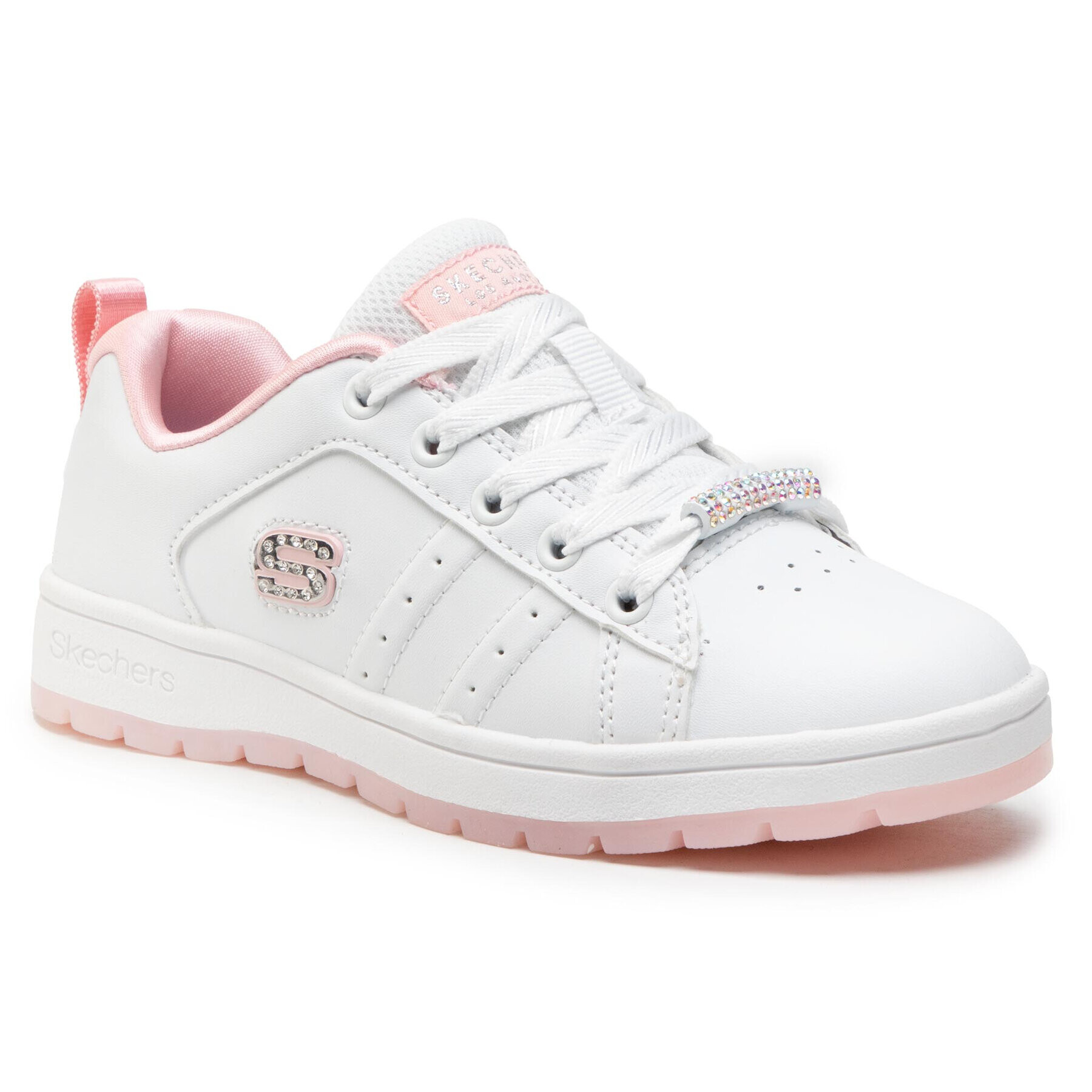 Skechers Сникърси Step 'N Style 84703L/WPK Бял - Pepit.bg