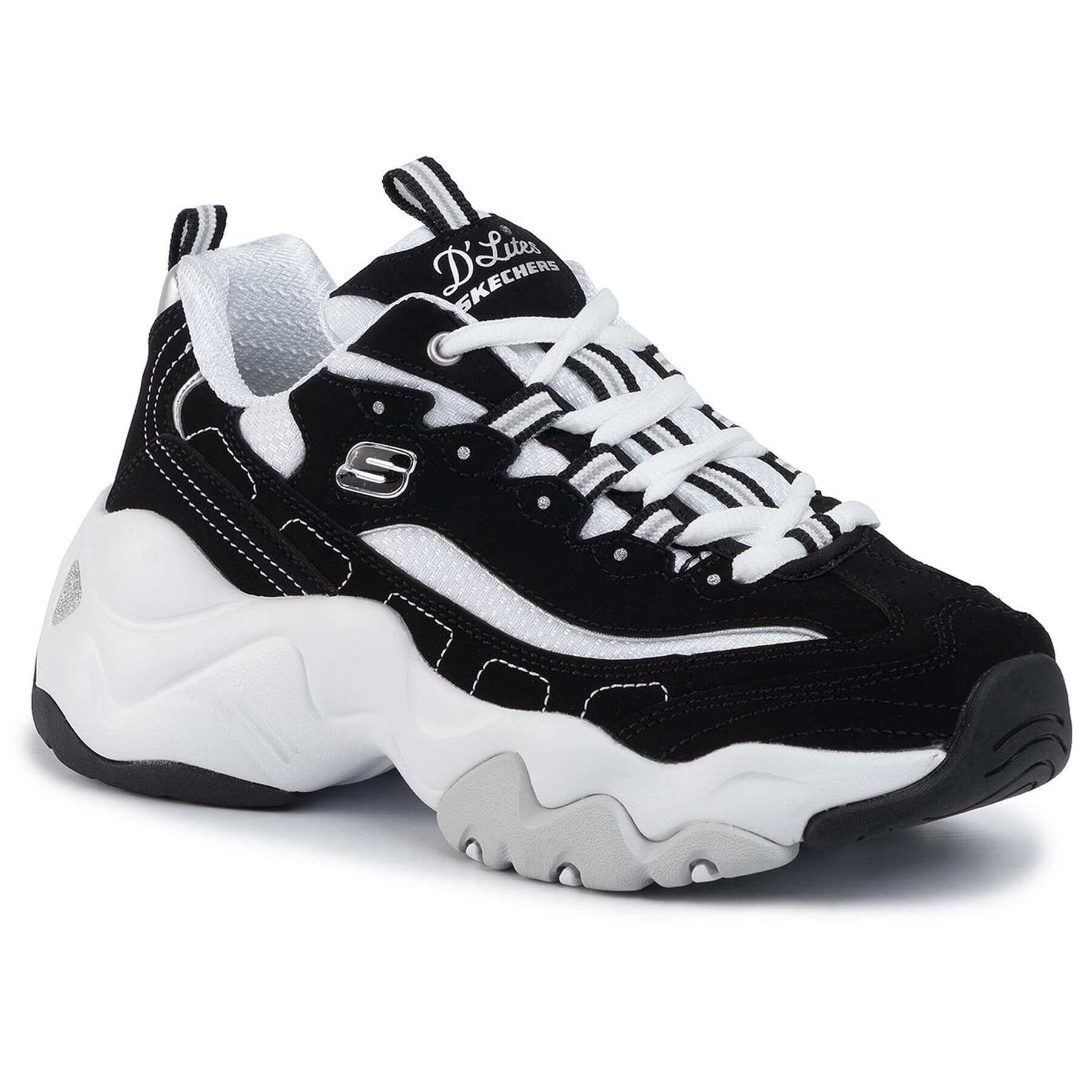Skechers Сникърси Stride Ahead 12956/BKW Черен - Pepit.bg