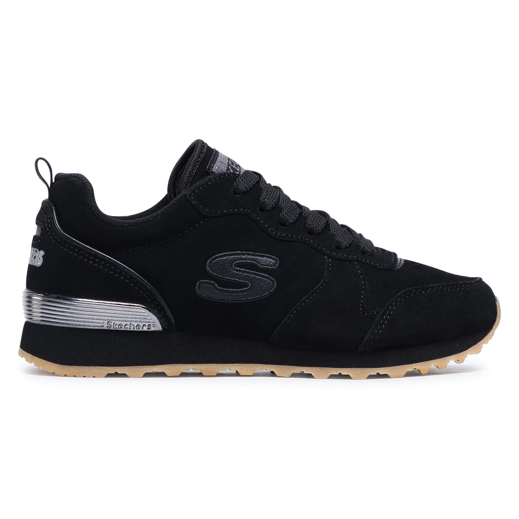 Skechers Сникърси Suede Eaze 155286/BBK Черен - Pepit.bg