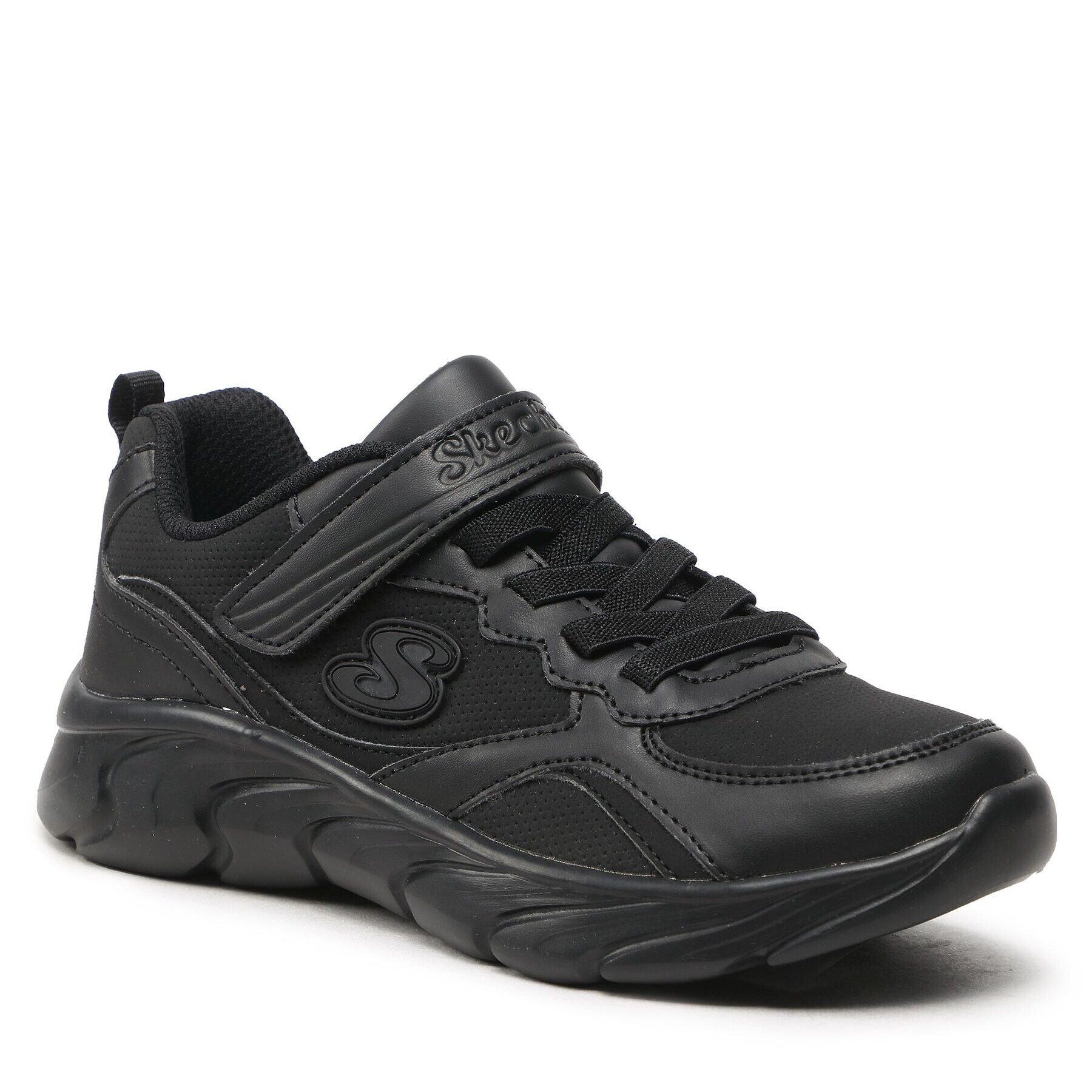 Skechers Сникърси Tardy Time 302615L/BBK Черен - Pepit.bg