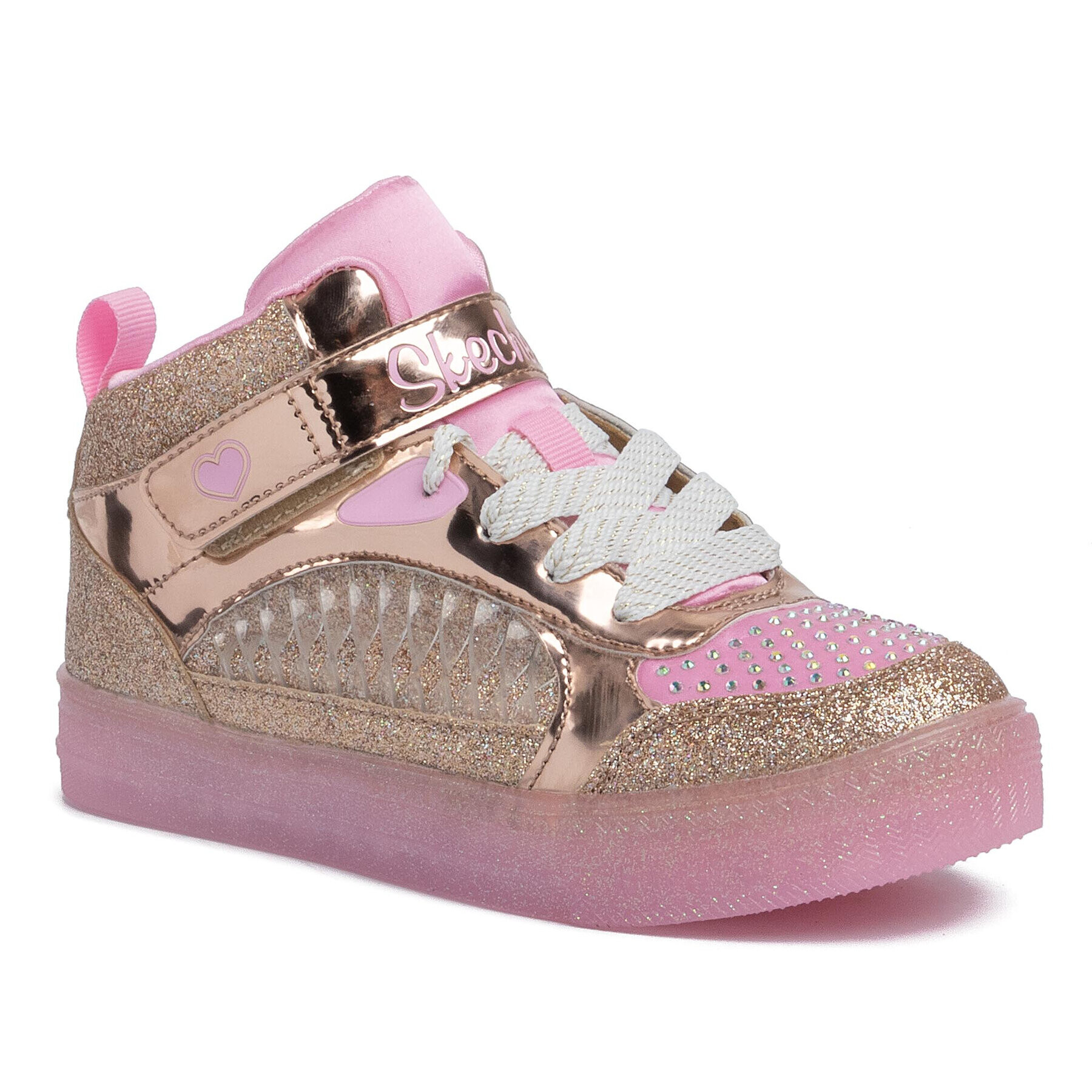 Skechers Сникърси Tech Lights 20278L/GDPK Златист - Pepit.bg