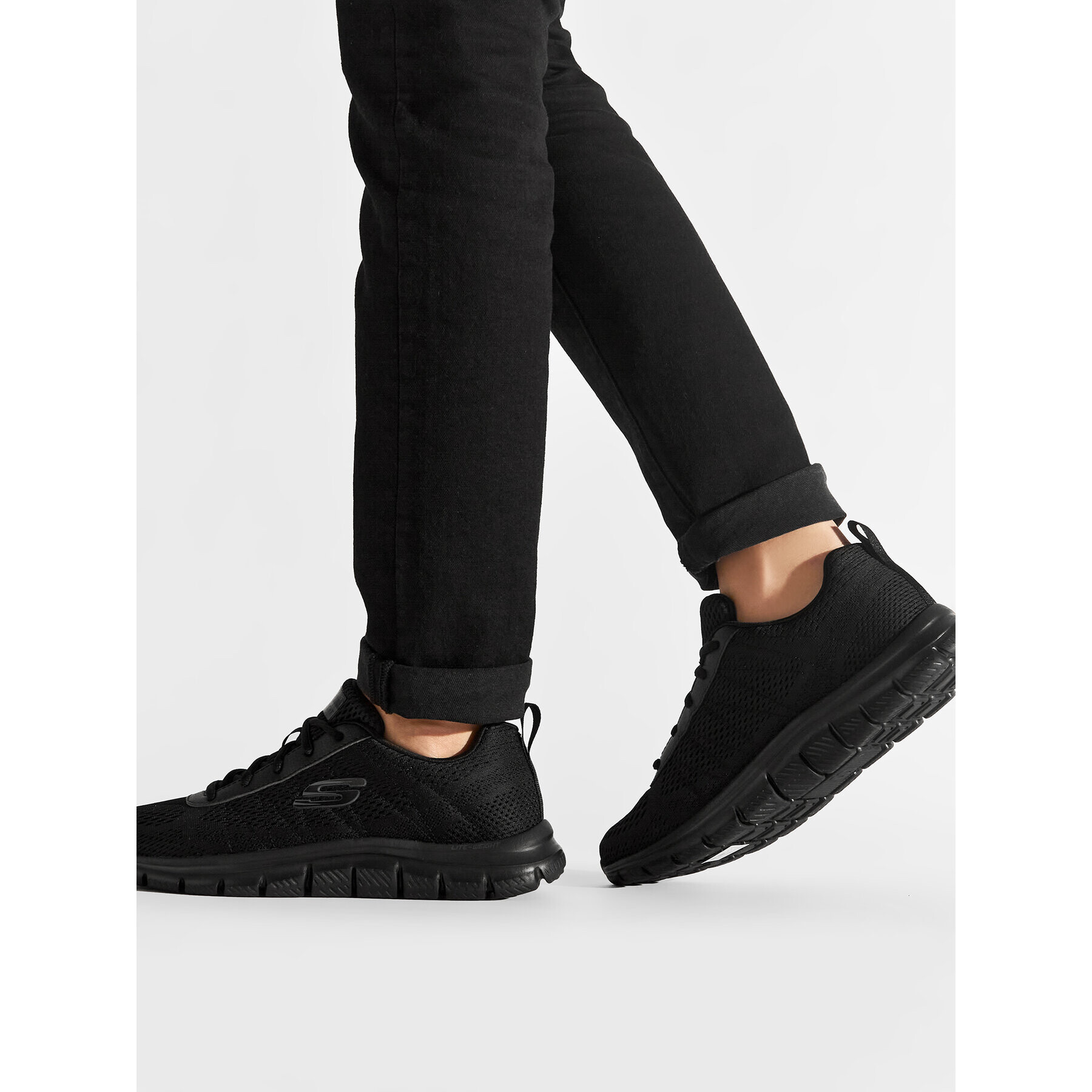 Skechers Сникърси Track 232081/BBK Черен - Pepit.bg