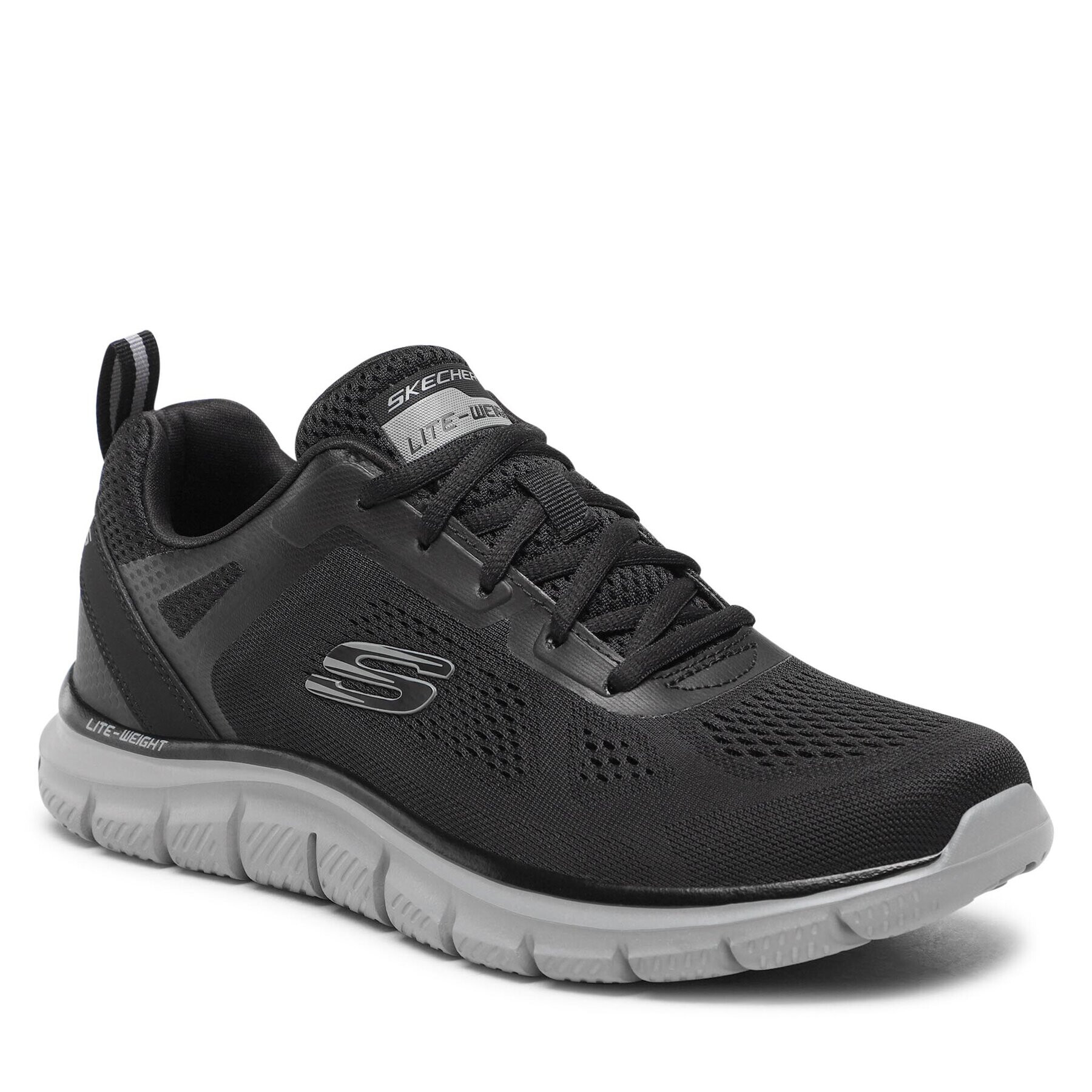 Skechers Сникърси Track Broader 232698/BKCC Черен - Pepit.bg