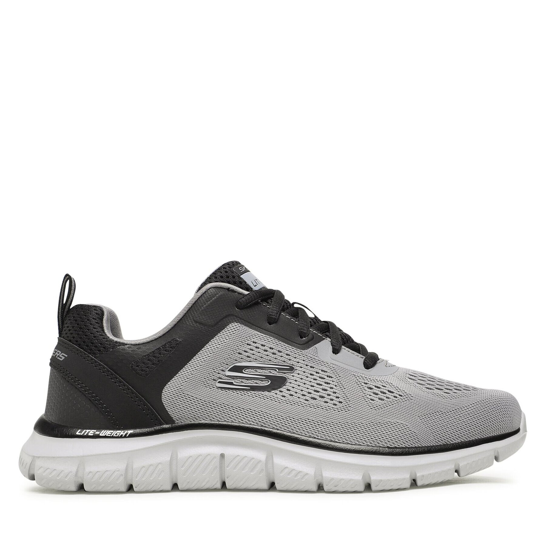 Skechers Сникърси Track Broader 232698/GYBK Сив - Pepit.bg