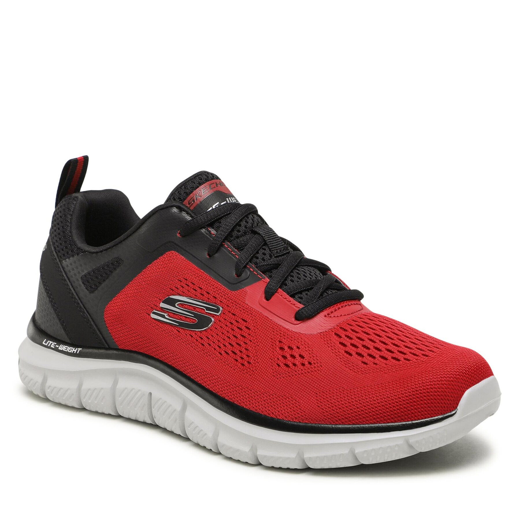 Skechers Сникърси Track Broader 232698/RDBK Червен - Pepit.bg