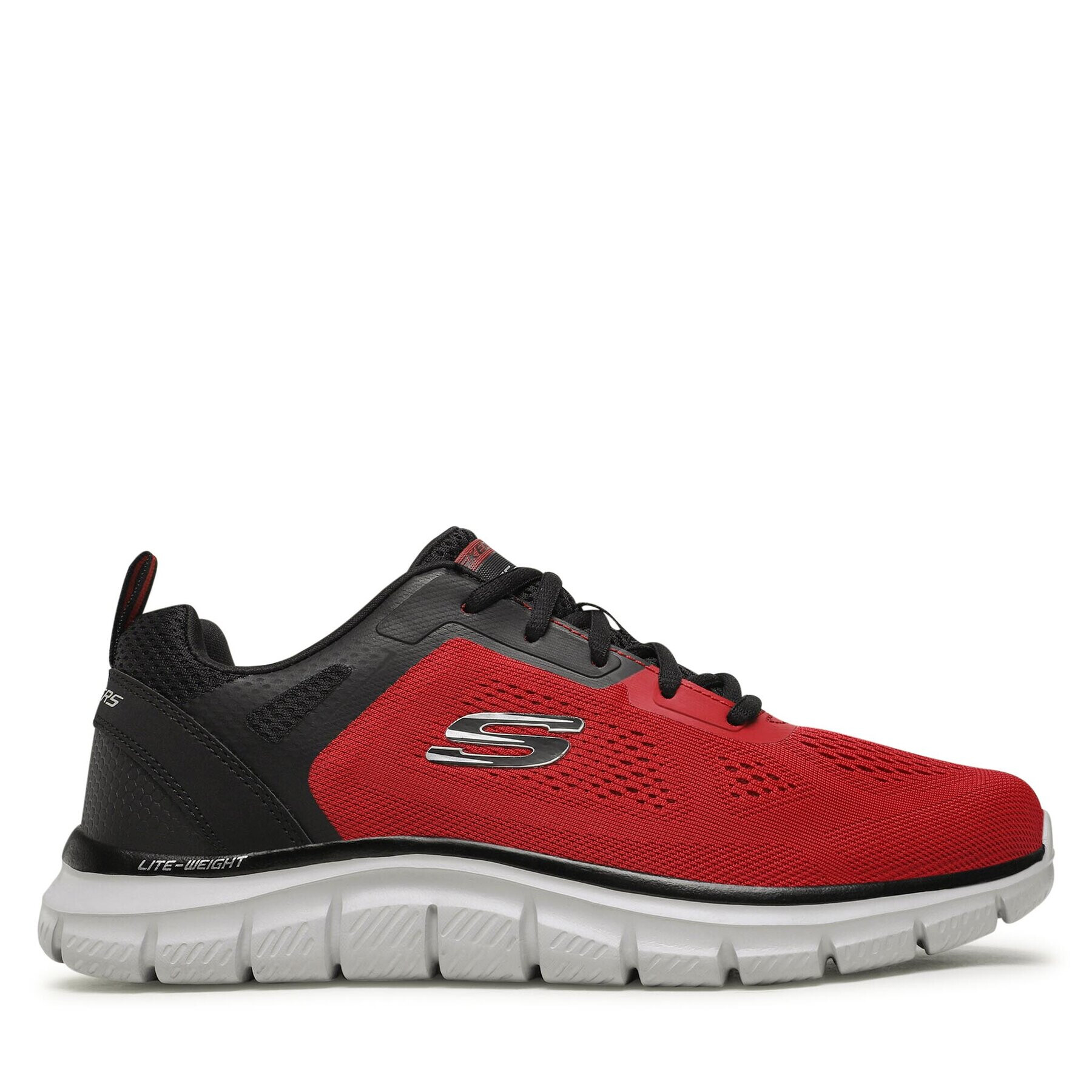 Skechers Сникърси Track Broader 232698/RDBK Червен - Pepit.bg