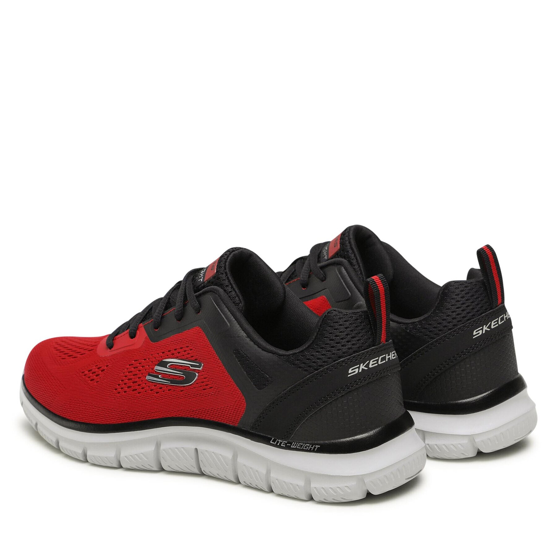 Skechers Сникърси Track Broader 232698/RDBK Червен - Pepit.bg