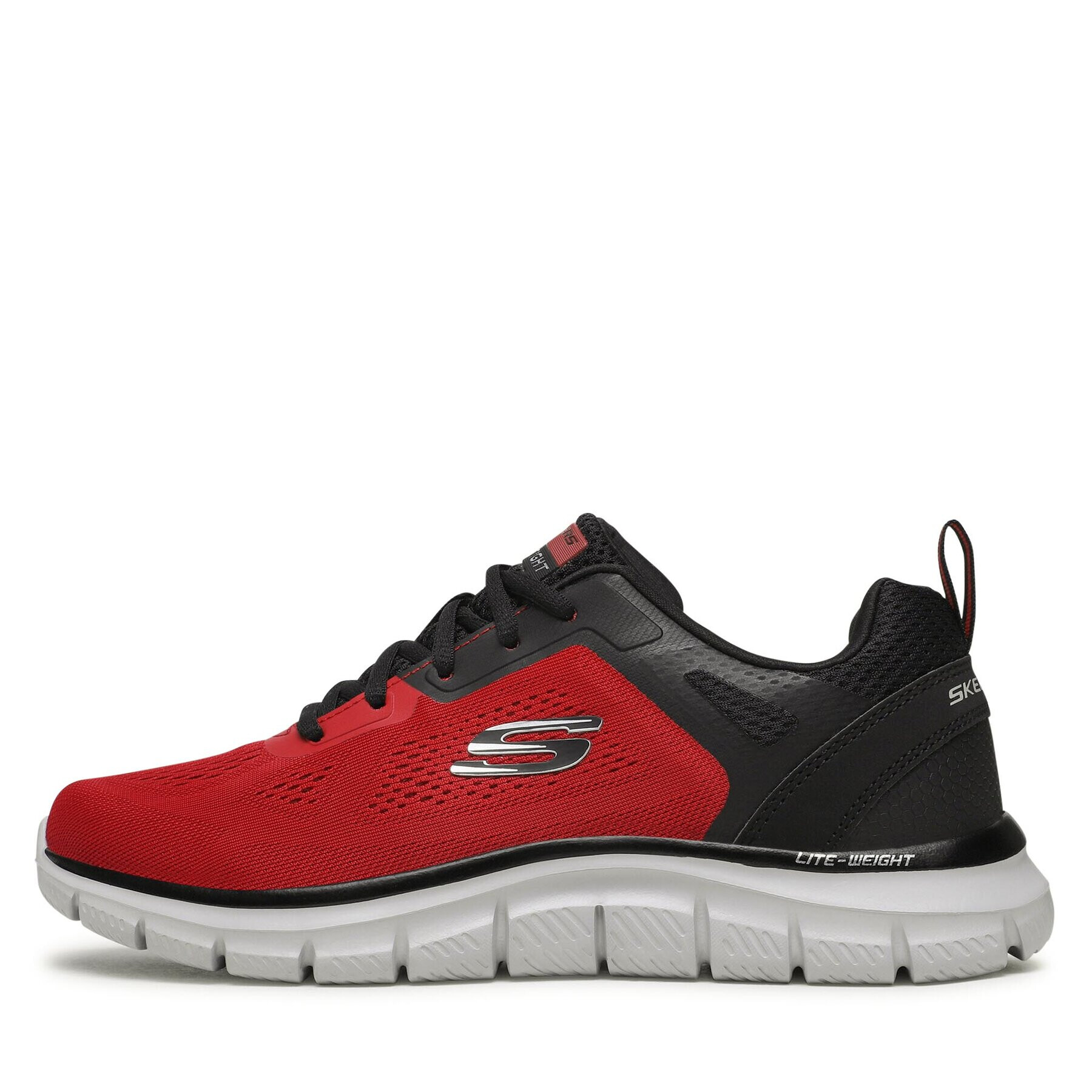 Skechers Сникърси Track Broader 232698/RDBK Червен - Pepit.bg