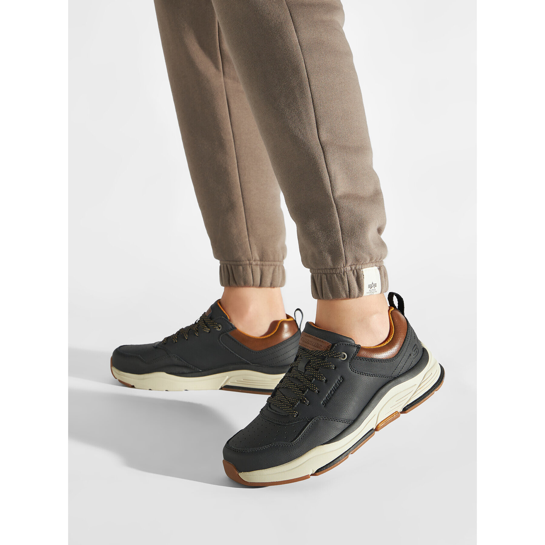 Skechers Сникърси Treno 66204/BLK Черен - Pepit.bg