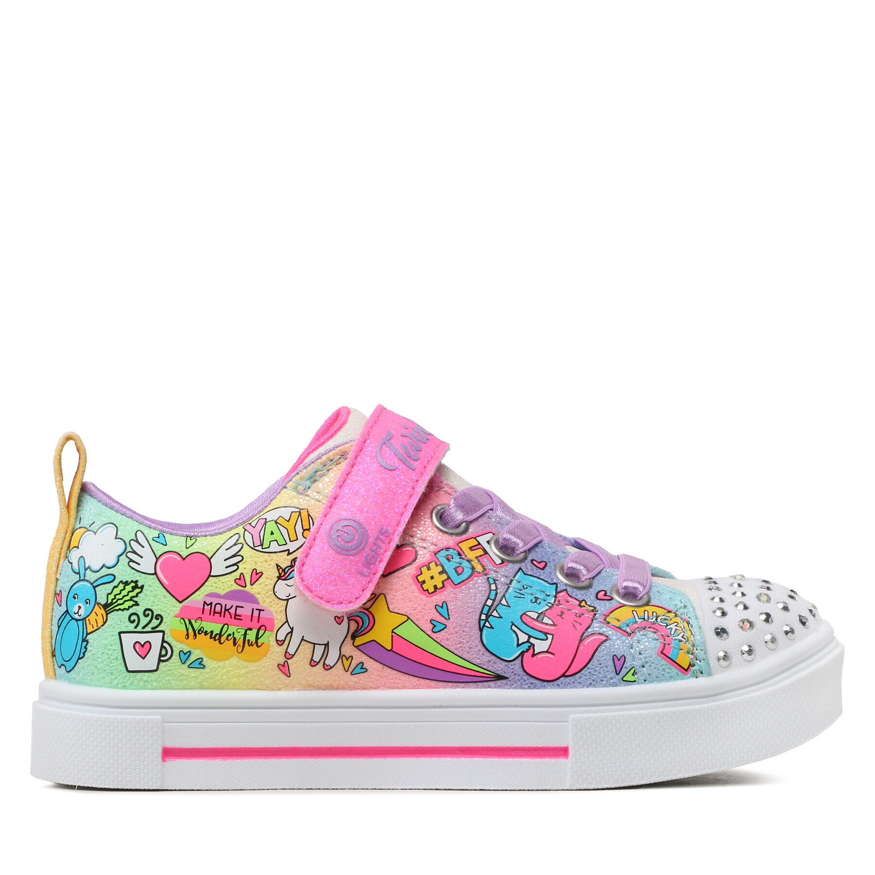 Skechers Сникърси Twinkle Sparks - BFF Magic 314786L Цветен - Pepit.bg