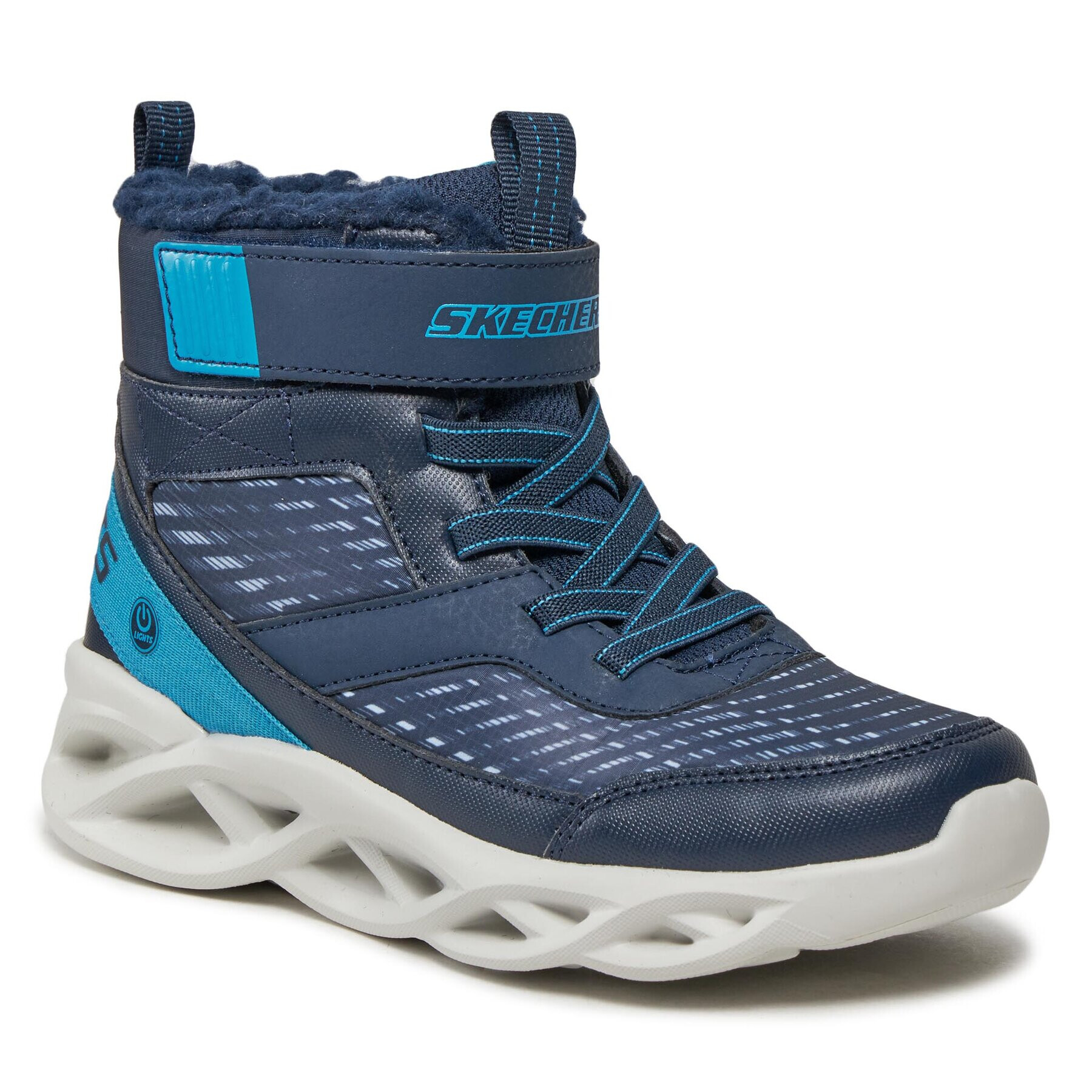 Skechers Сникърси Twisted-Brights 401651L/NVBL Син - Pepit.bg