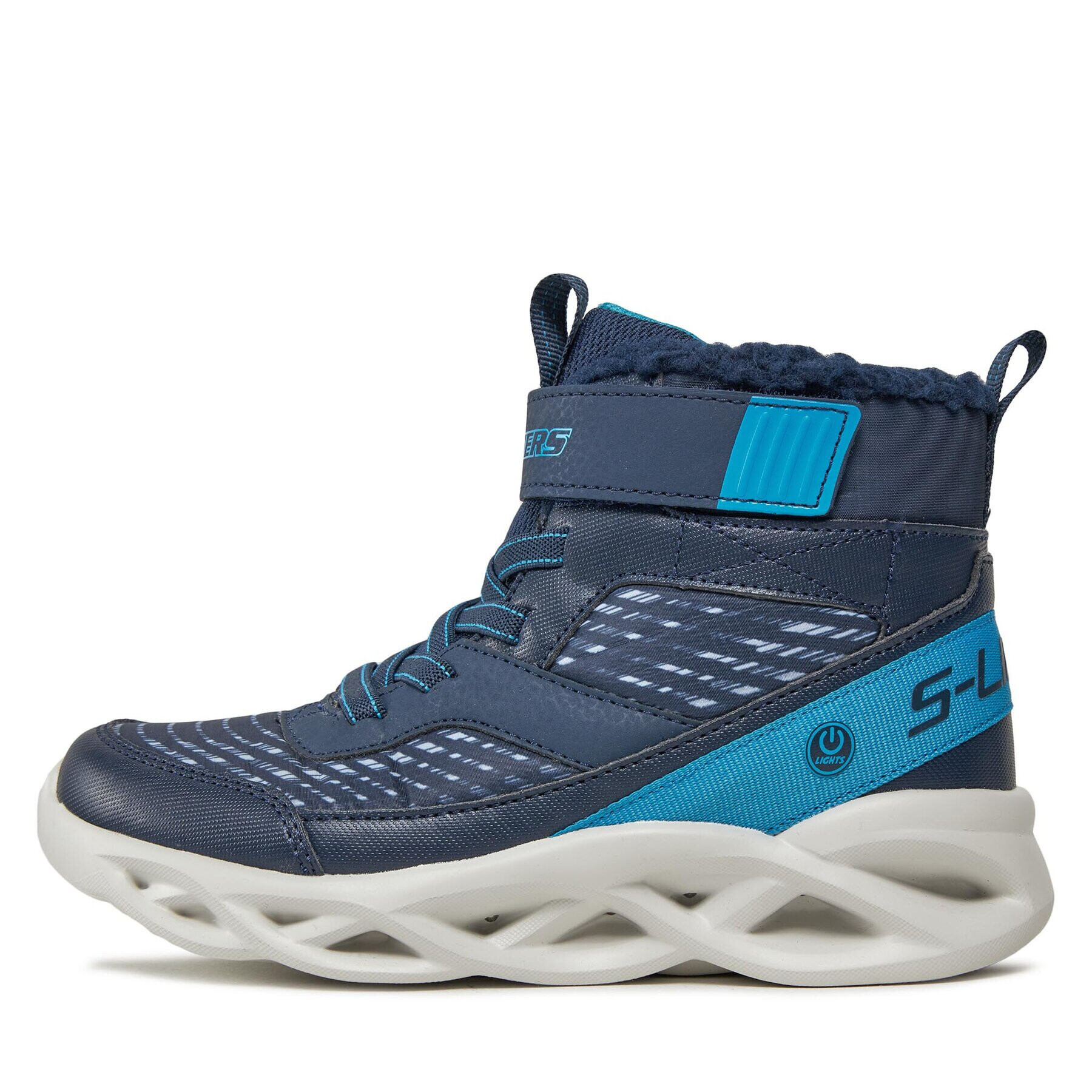 Skechers Сникърси Twisted-Brights 401651L/NVBL Син - Pepit.bg