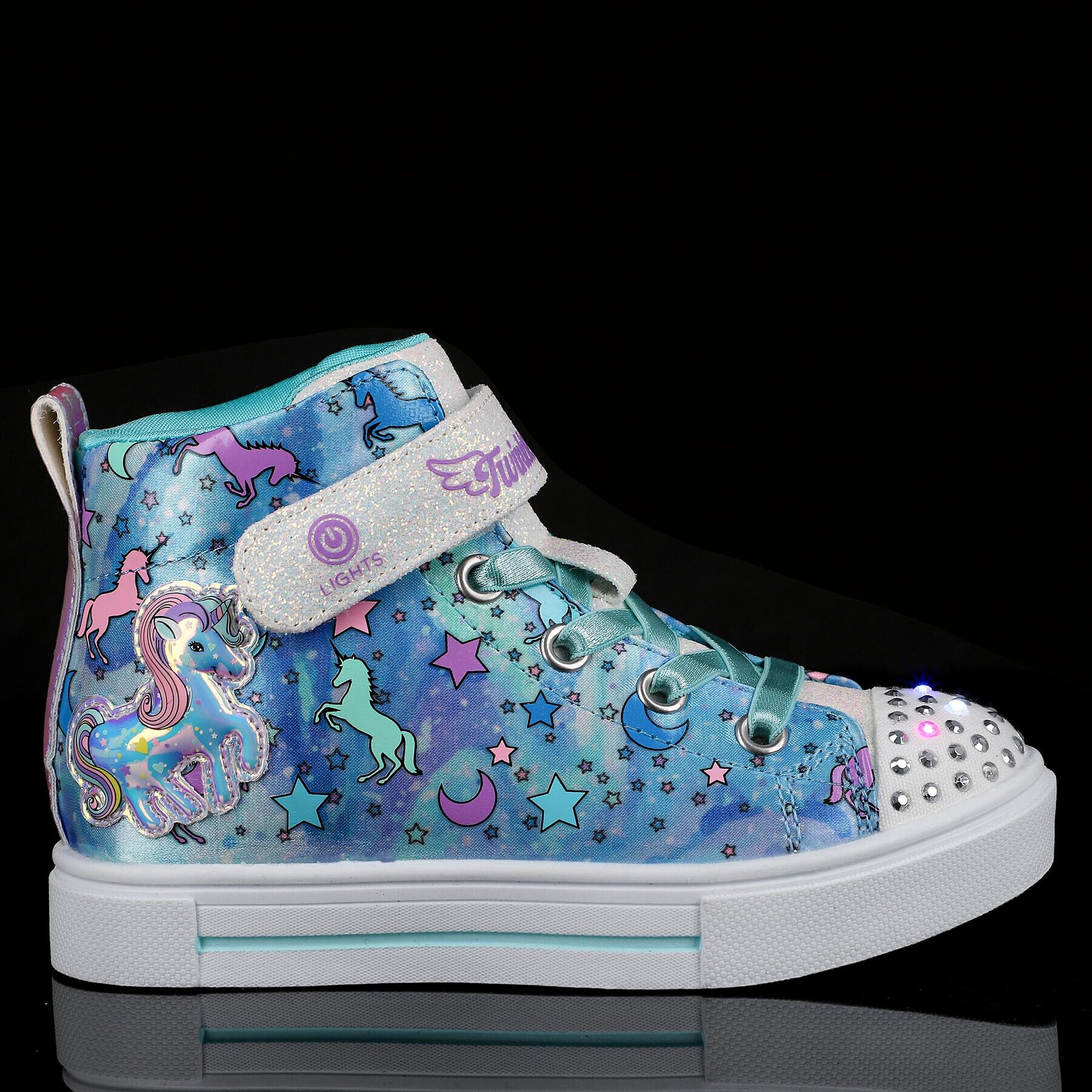 Skechers Сникърси Unicorn Daydream 314800L/BLMT Син - Pepit.bg