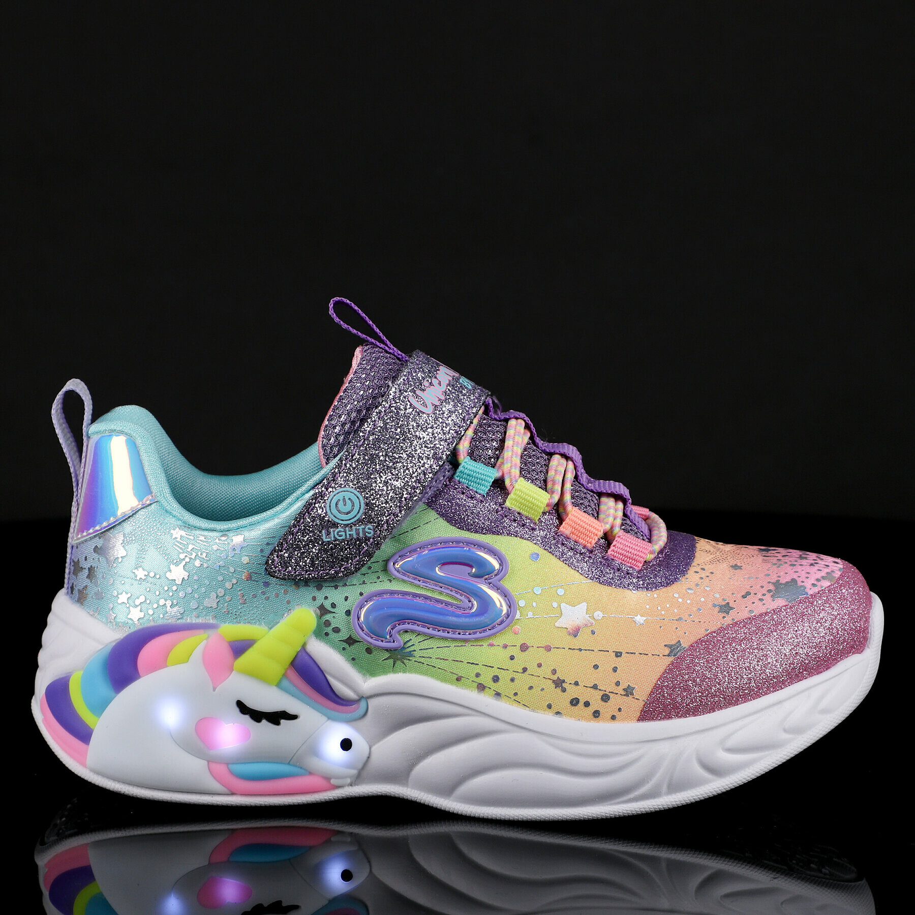 Skechers Сникърси Unicorn Dreams 302311L/PRMT Цветен - Pepit.bg