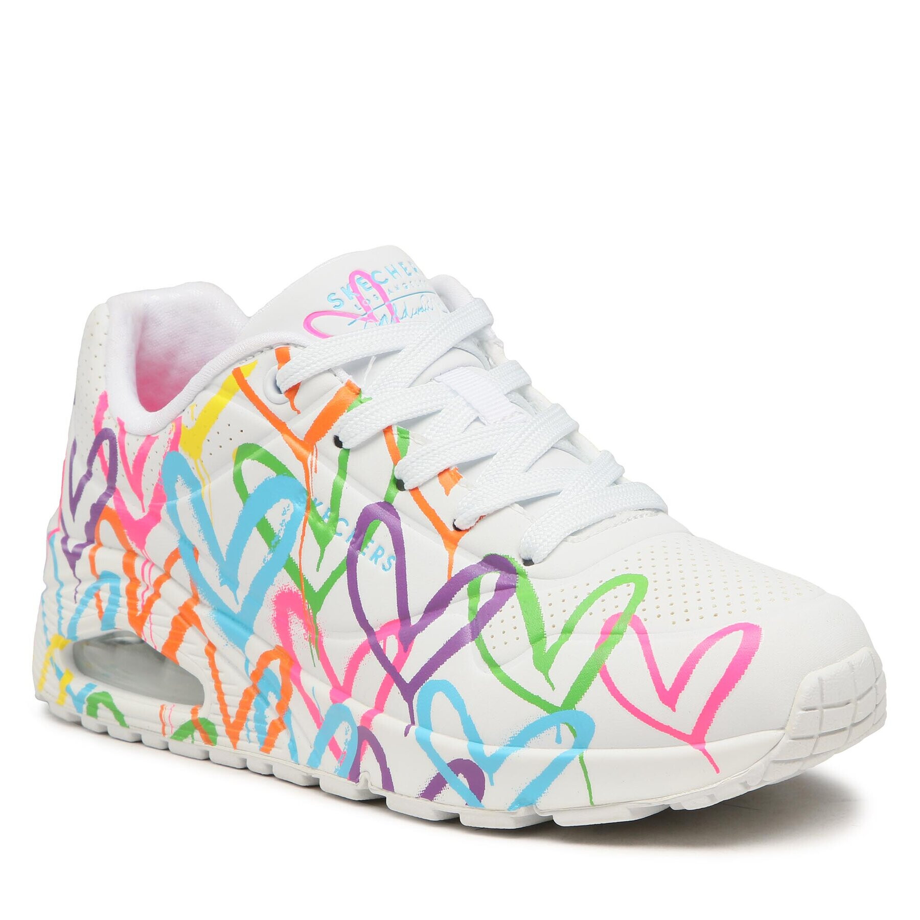 Skechers Сникърси Uno Highlight Love 177981/WMLT Бял - Pepit.bg