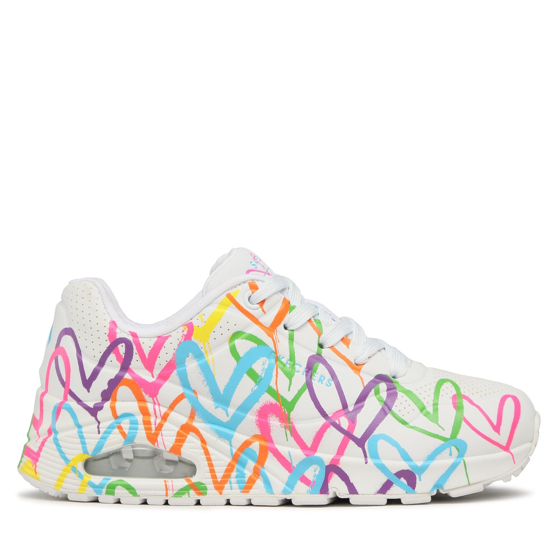 Skechers Сникърси Uno Highlight Love 177981/WMLT Бял - Pepit.bg