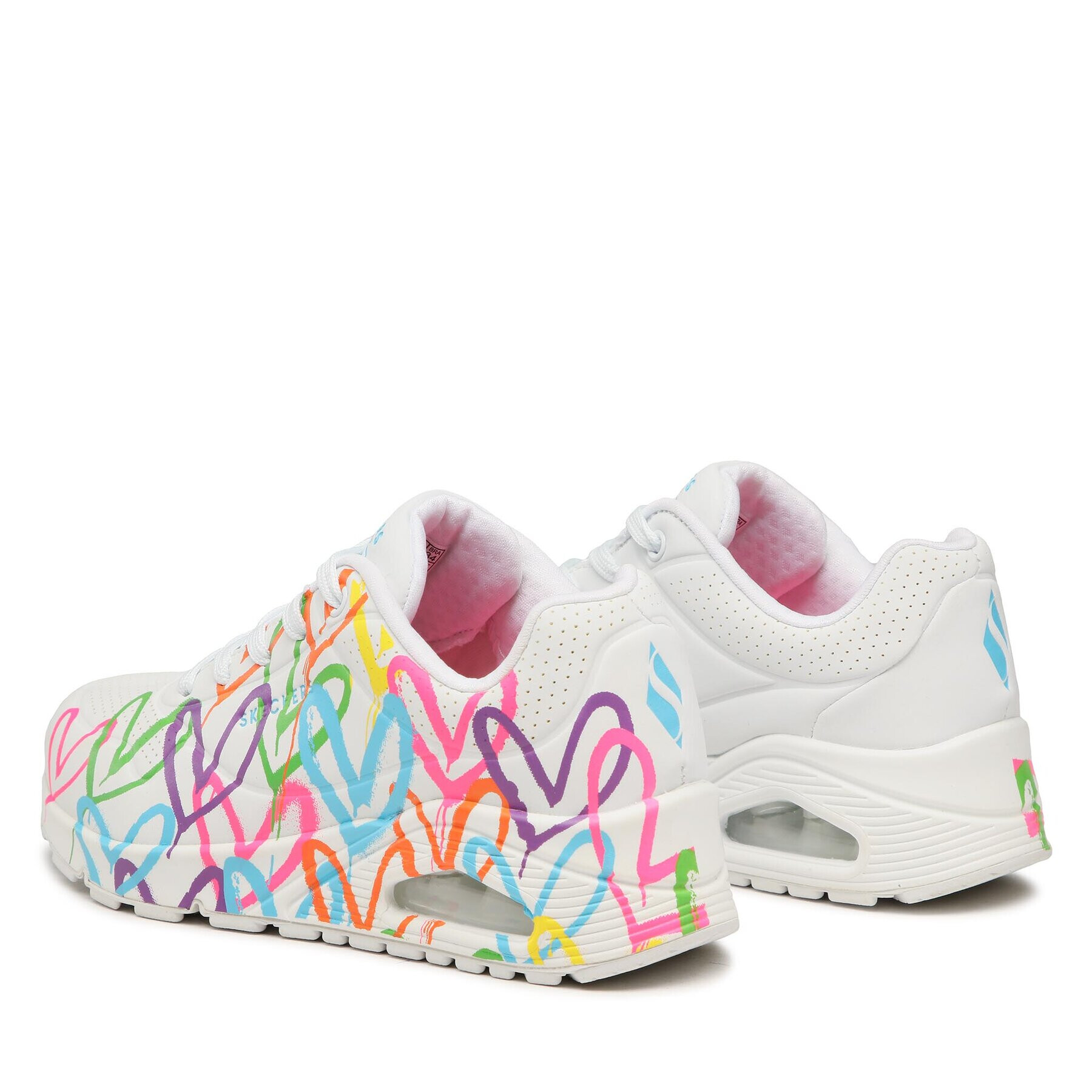 Skechers Сникърси Uno Highlight Love 177981/WMLT Бял - Pepit.bg