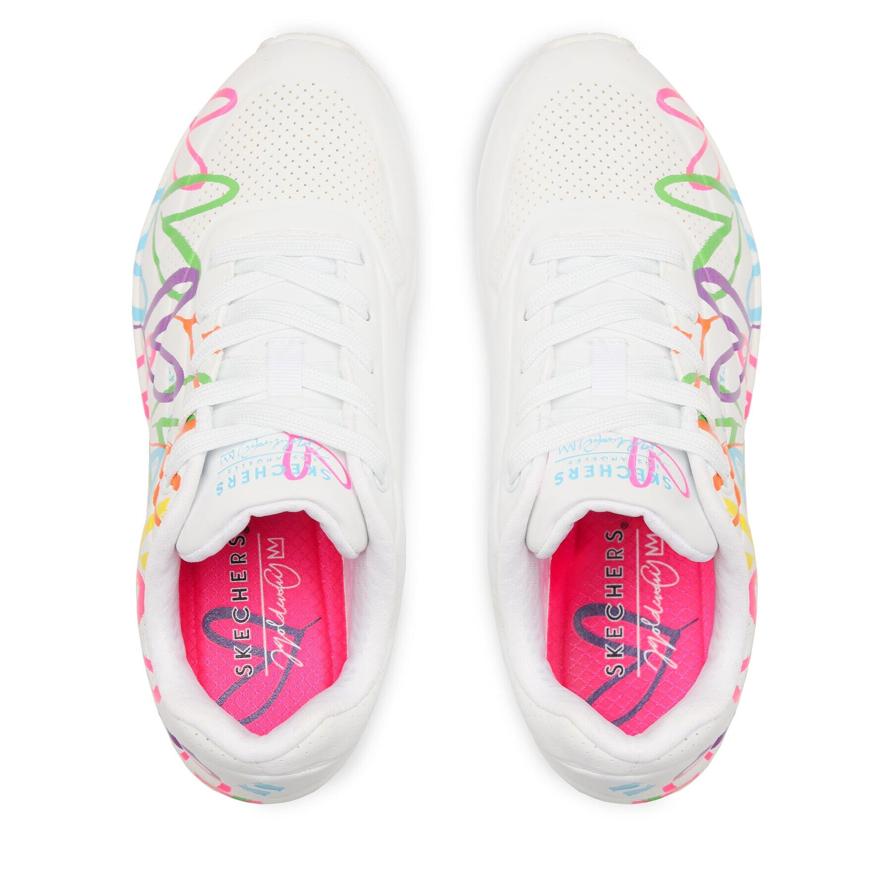 Skechers Сникърси Uno Highlight Love 177981/WMLT Бял - Pepit.bg