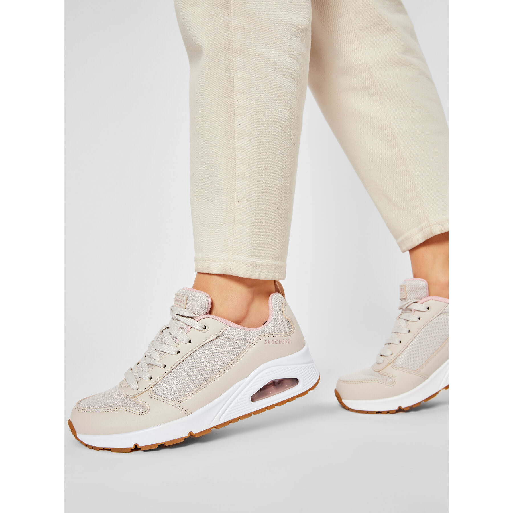 Skechers Сникърси Uno Inside Matters 155005/NAT Бежов - Pepit.bg