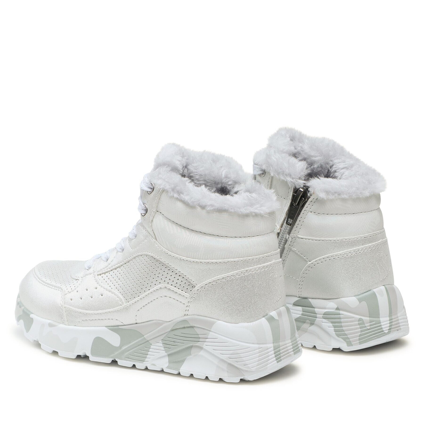 Skechers Сникърси Uno Lite Camo Dazzle 310485L/SLGY Сребрист - Pepit.bg