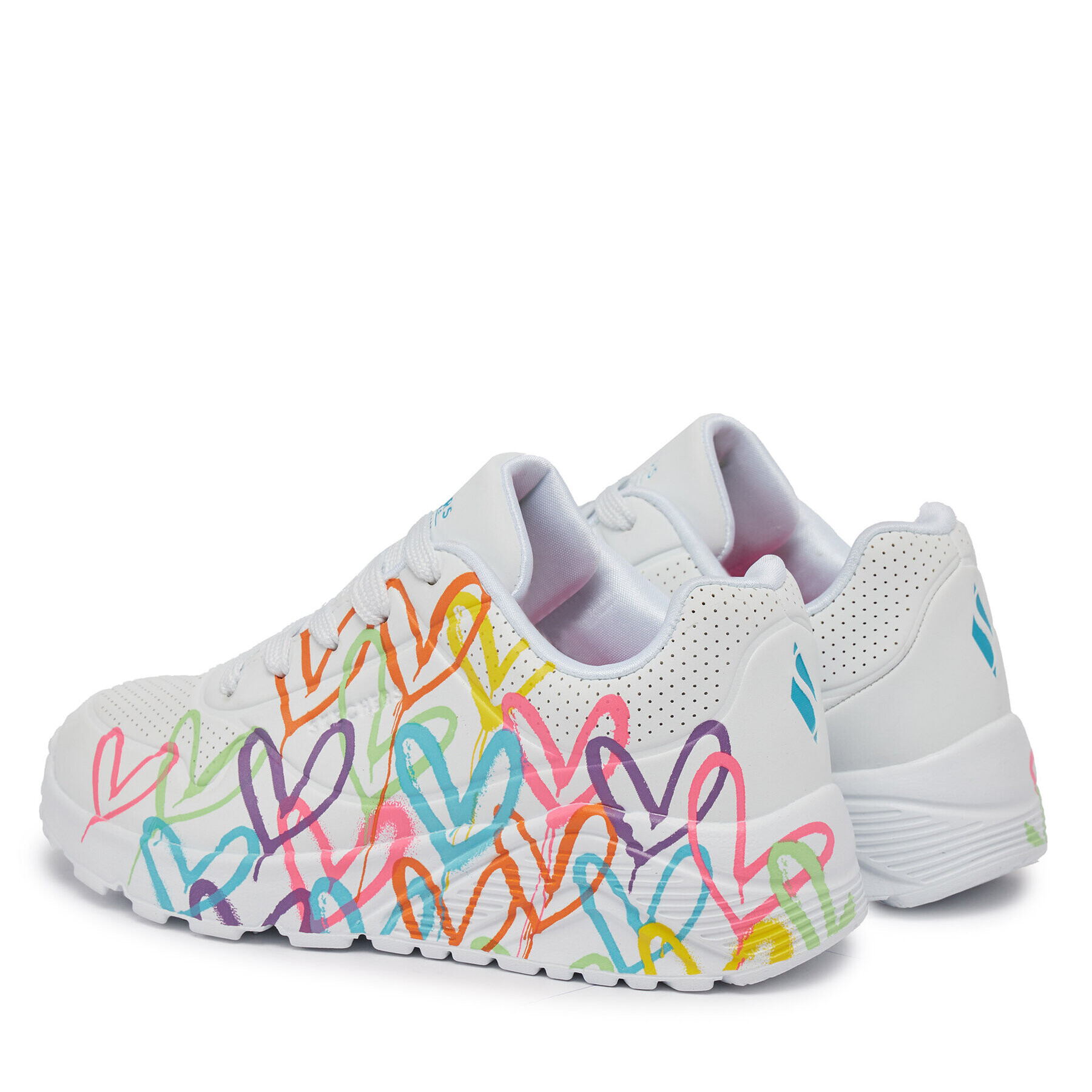 Skechers Сникърси Uno Lite Spread The Love 314064L/WML Бял - Pepit.bg