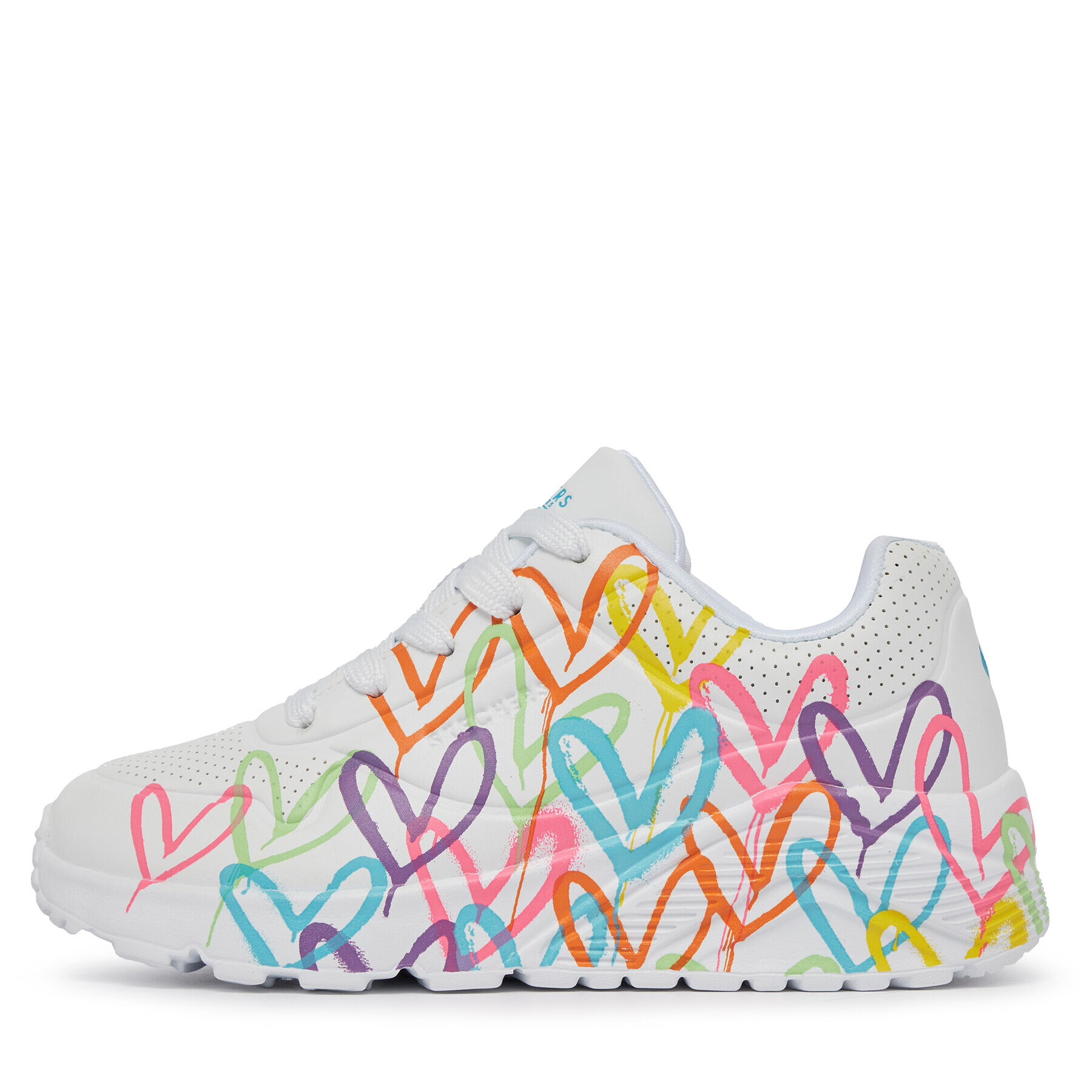 Skechers Сникърси Uno Lite Spread The Love 314064L/WML Бял - Pepit.bg