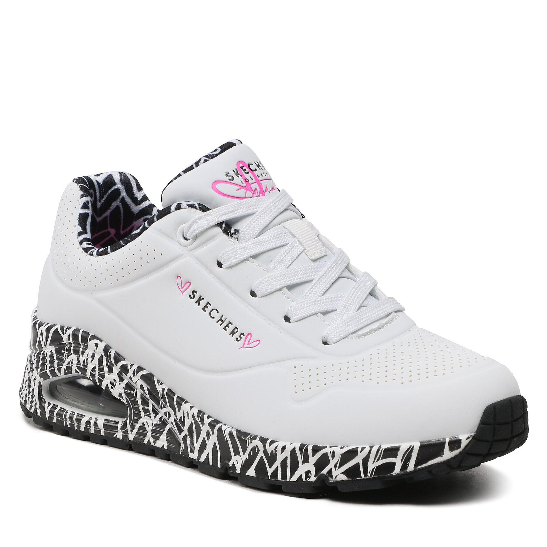 Skechers Сникърси Uno-Loving Love Бял - Pepit.bg