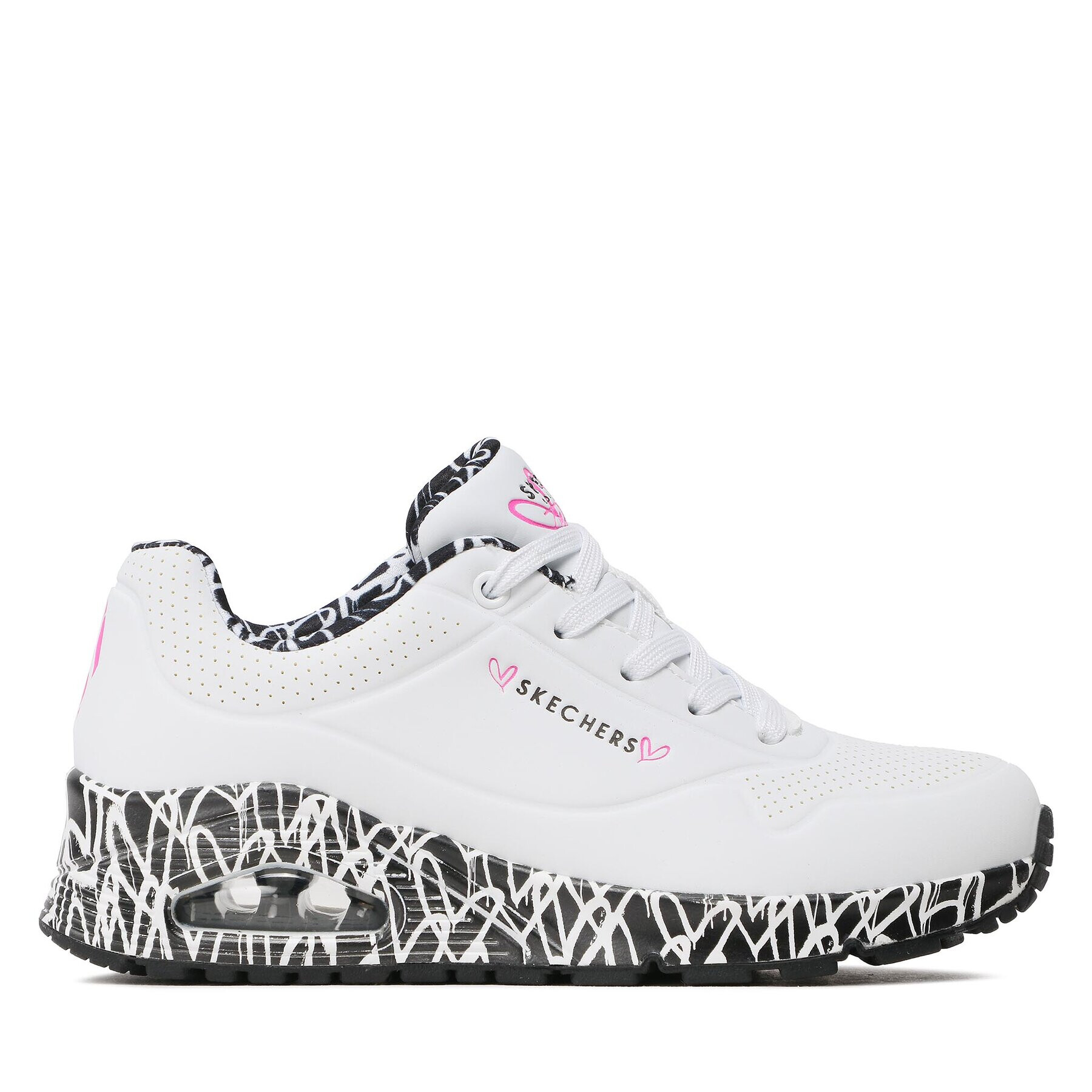 Skechers Сникърси Uno-Loving Love Бял - Pepit.bg