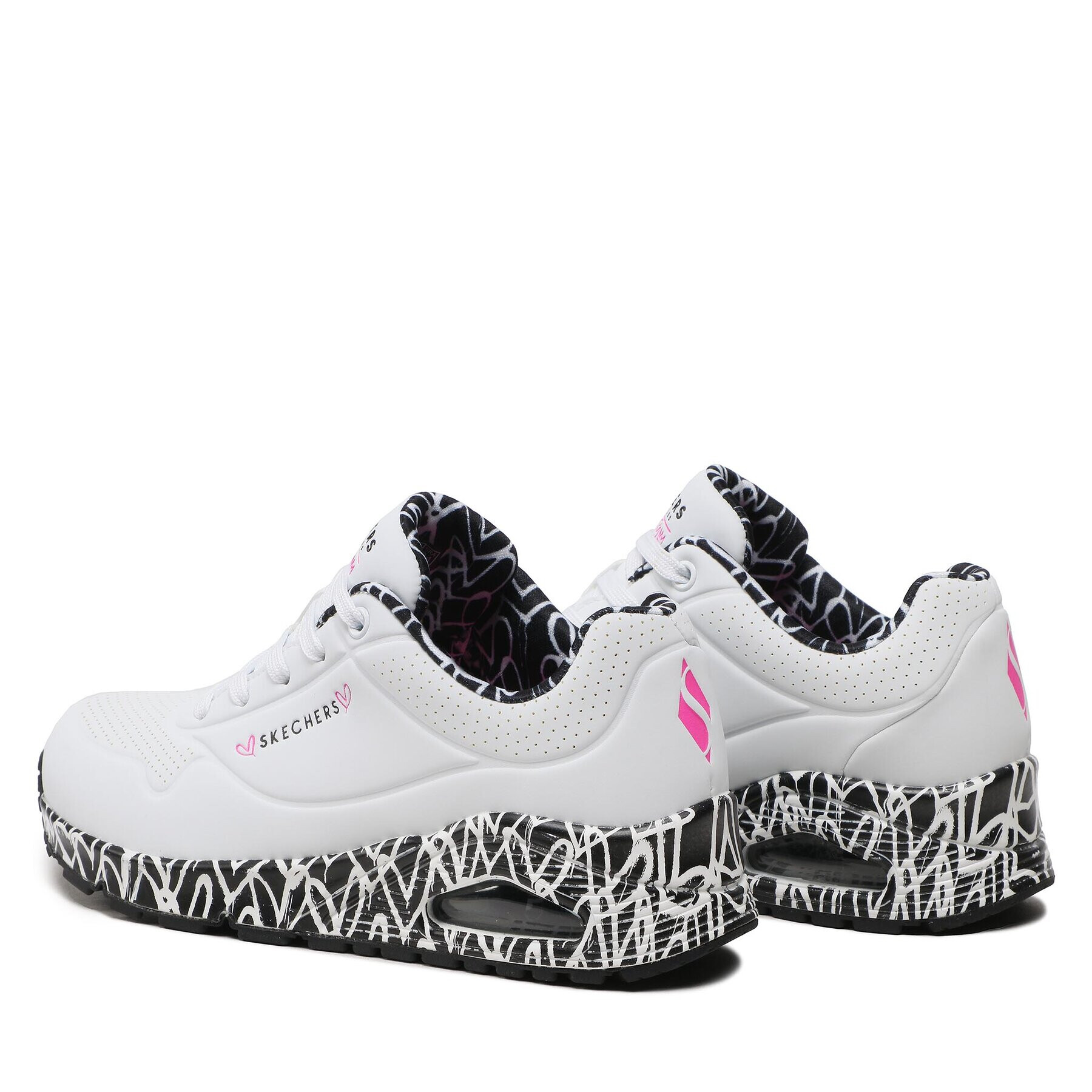 Skechers Сникърси Uno-Loving Love Бял - Pepit.bg