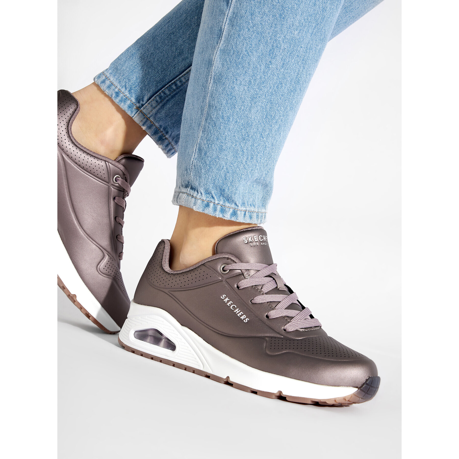 Skechers Сникърси Uno Rose Bold 73691PEW Розов - Pepit.bg