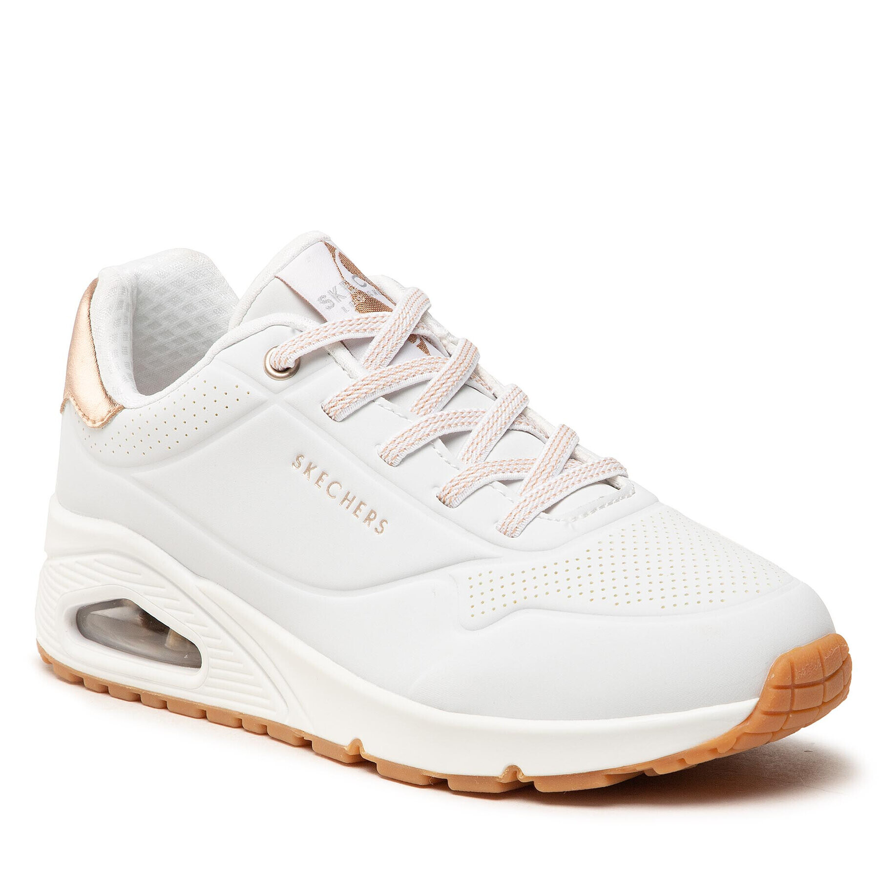 Skechers Сникърси Uno Shimmer Away 155196/WHT Бял - Pepit.bg
